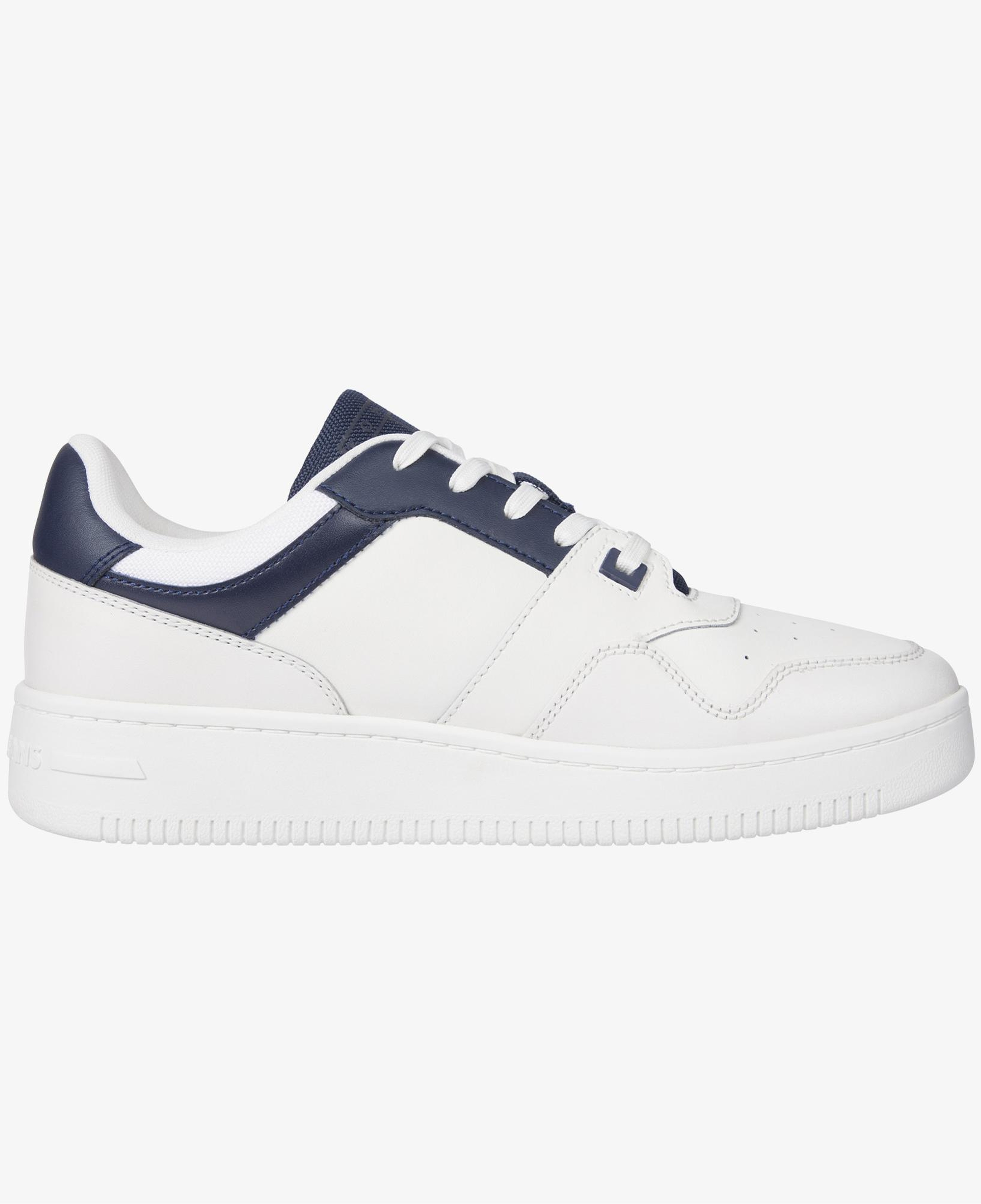 Tommy Hilfiger Tjm Retro Basket Ess Erkek Mavi Spor Ayakkabı