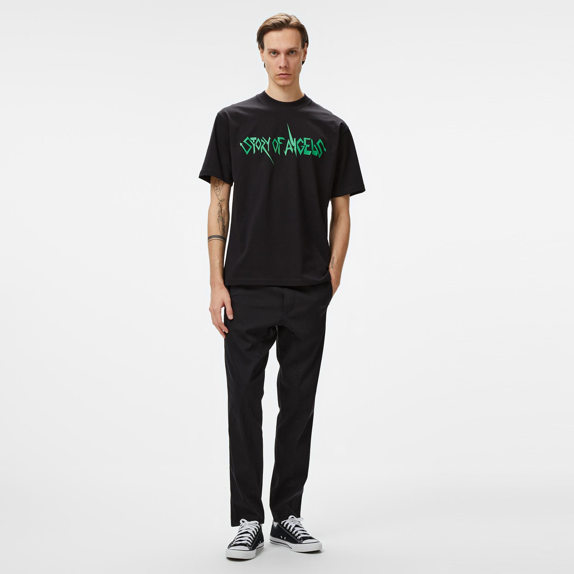 Story Of Angels Soa Budha Dream Erkek Siyah T-Shirt