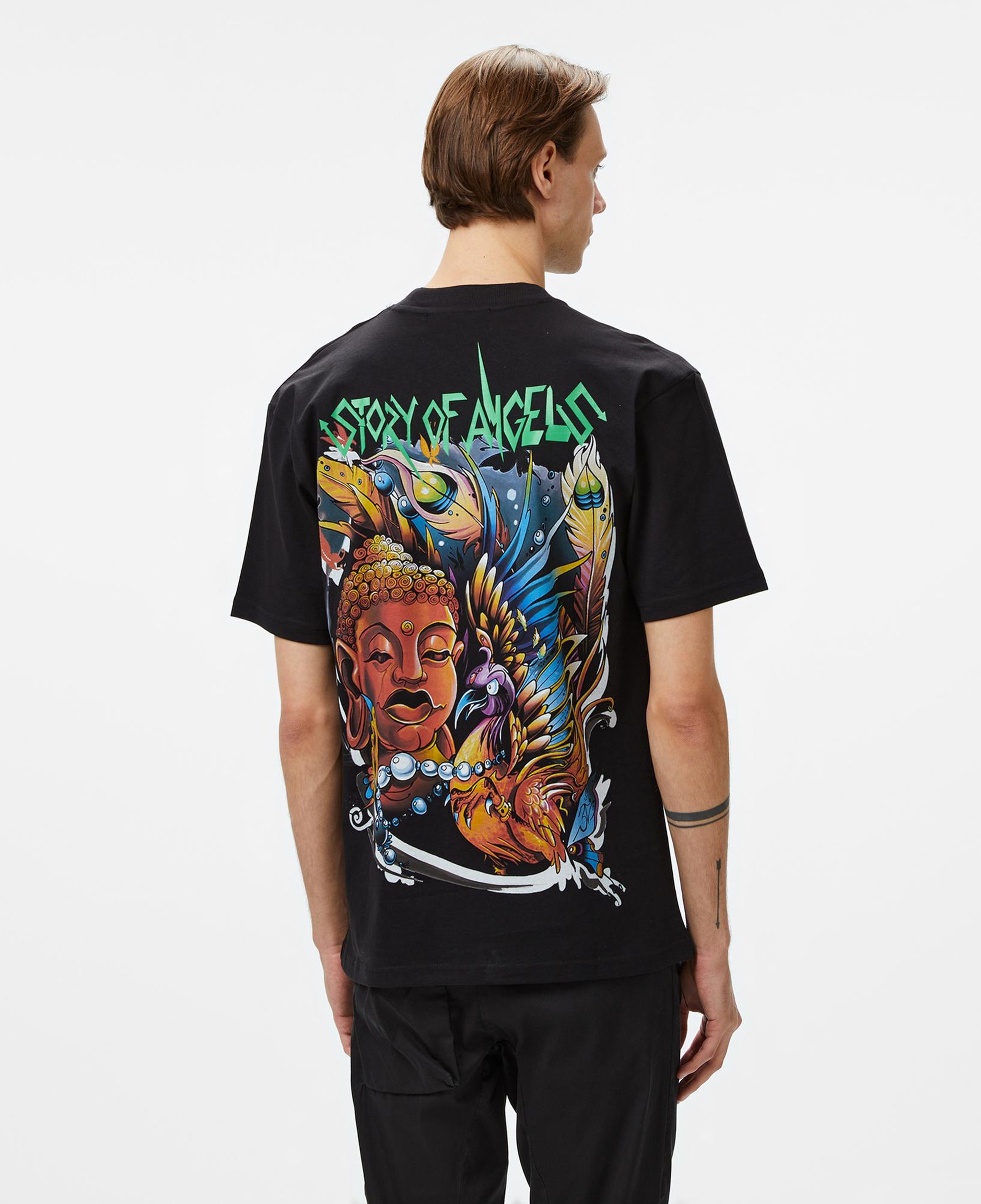 Story Of Angels Soa Budha Dream Erkek Siyah T-Shirt