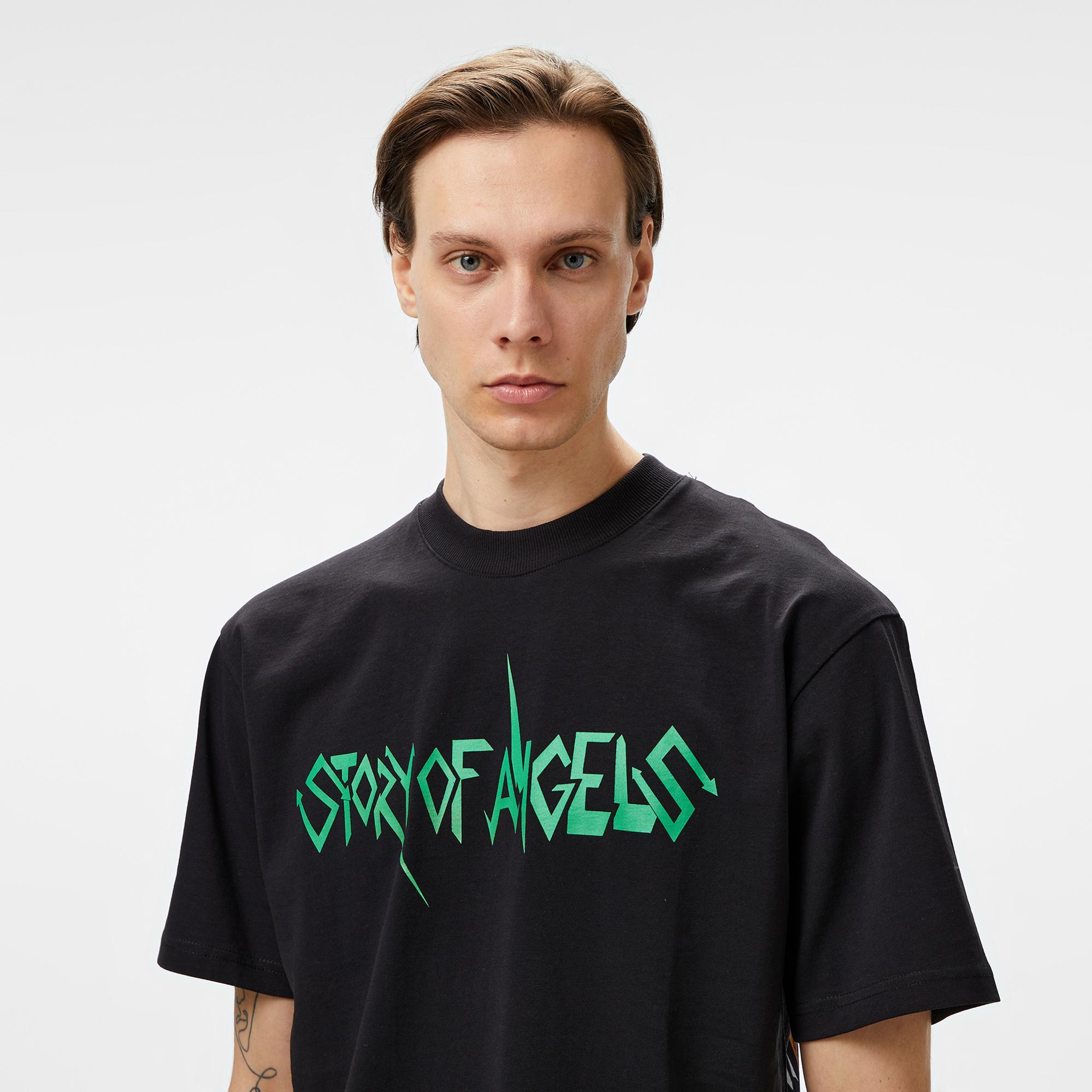 Story Of Angels Soa Budha Dream Erkek Siyah T-Shirt