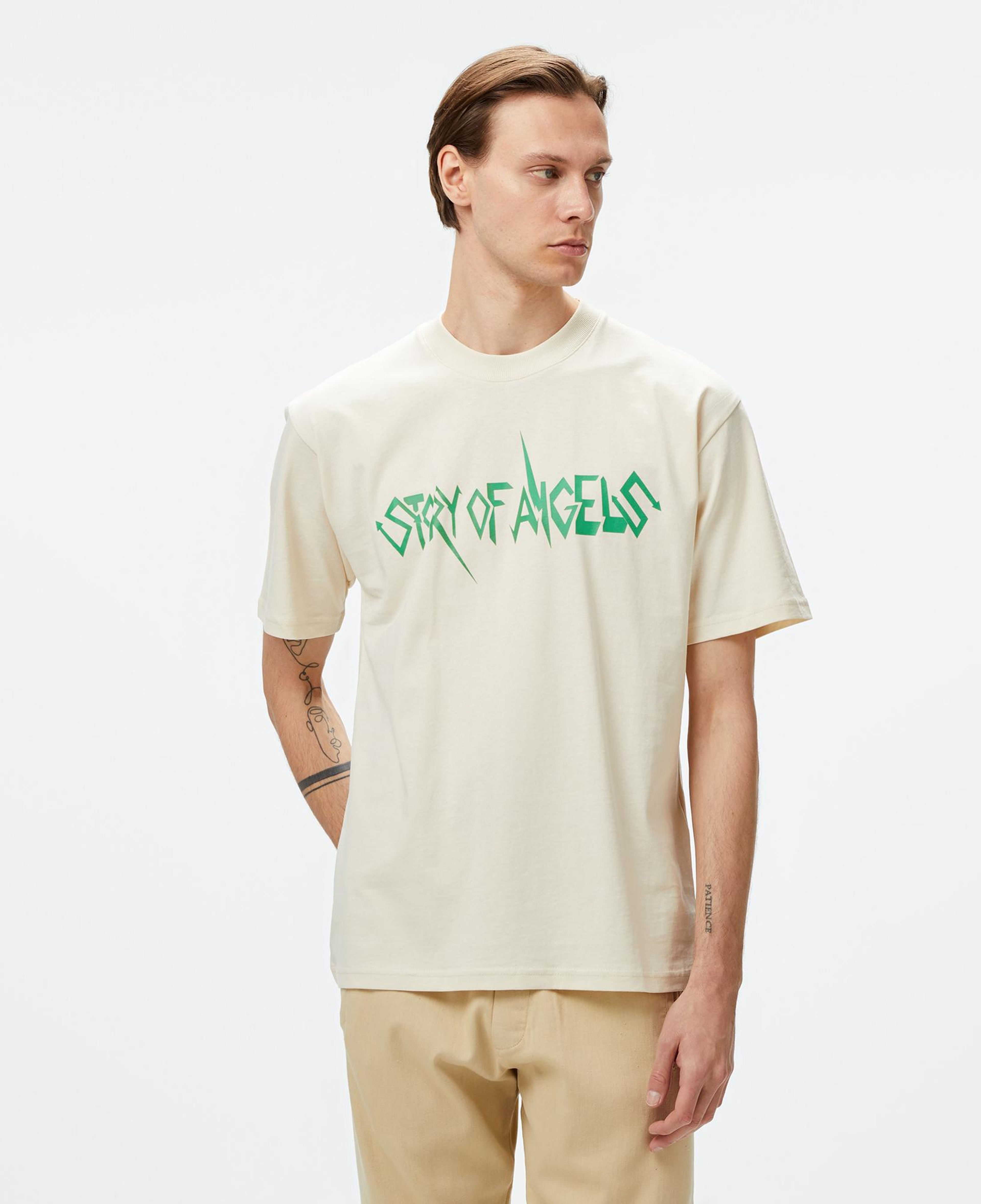 Story Of Angels Budha Dream Erkek Krem T-Shirt