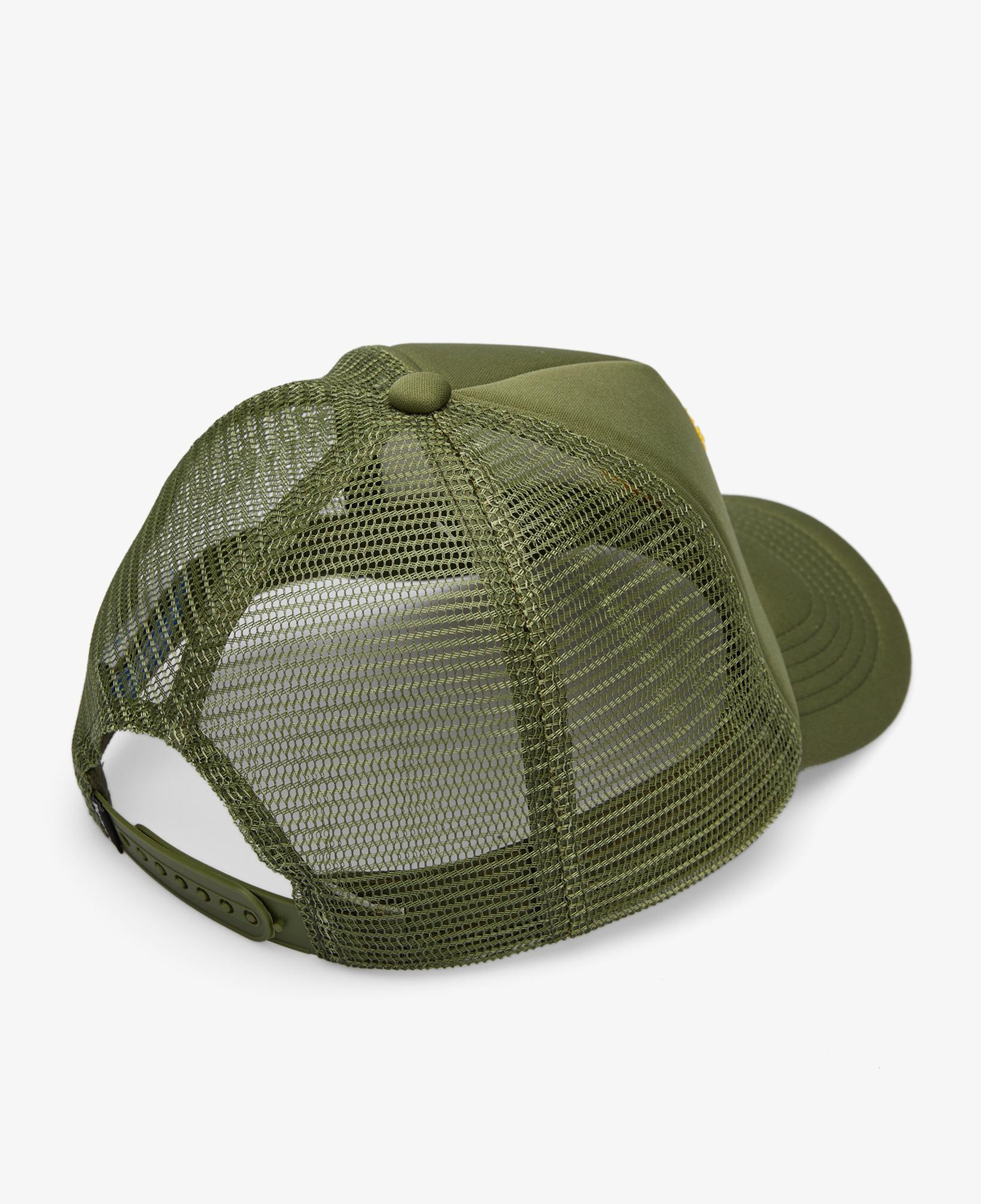 Market Smiley Upside Down Erkek Yeşil Şapka