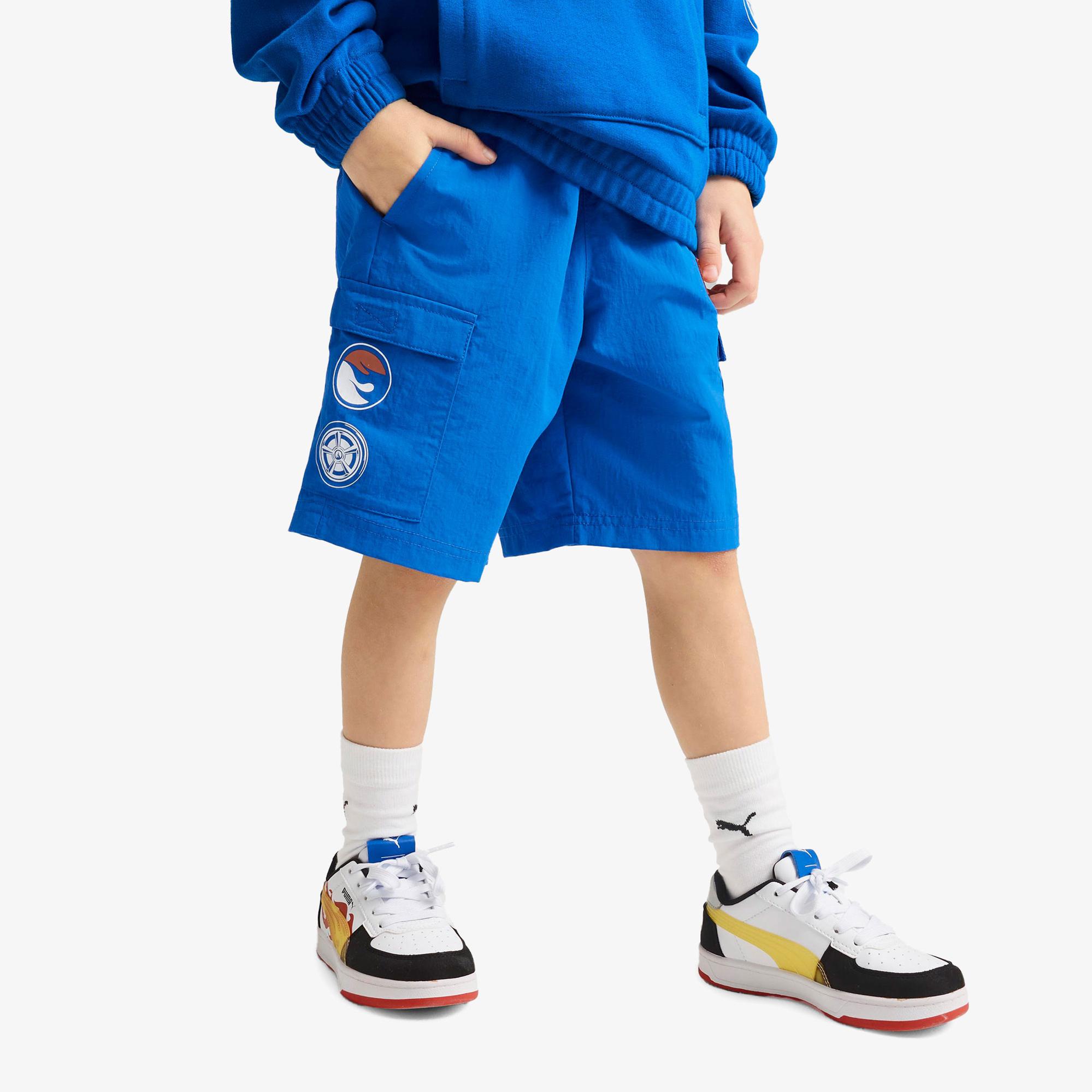 Puma X Hot Wheels Çocuk Lacivert Şort