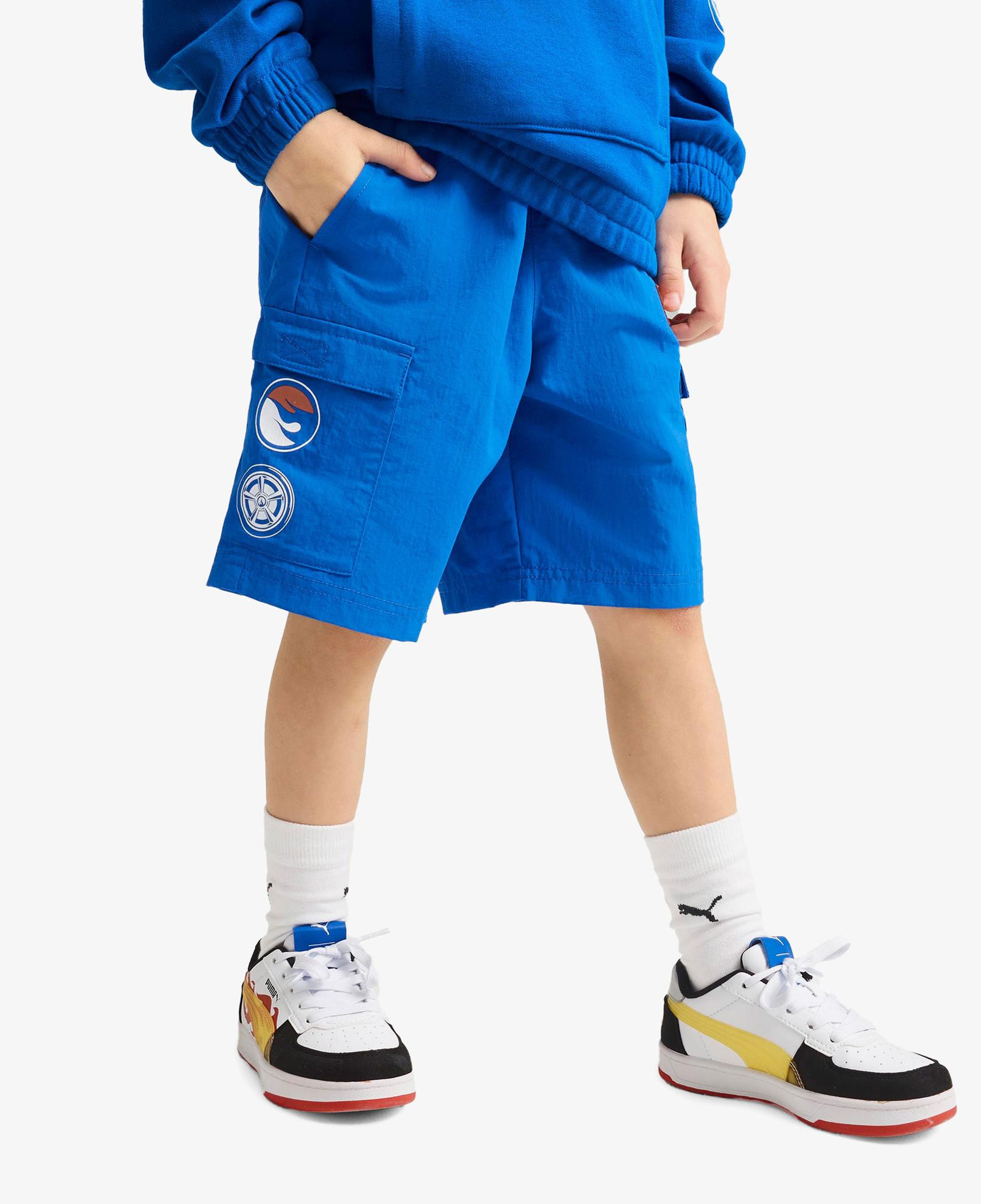 Puma X Hot Wheels Çocuk Lacivert Şort