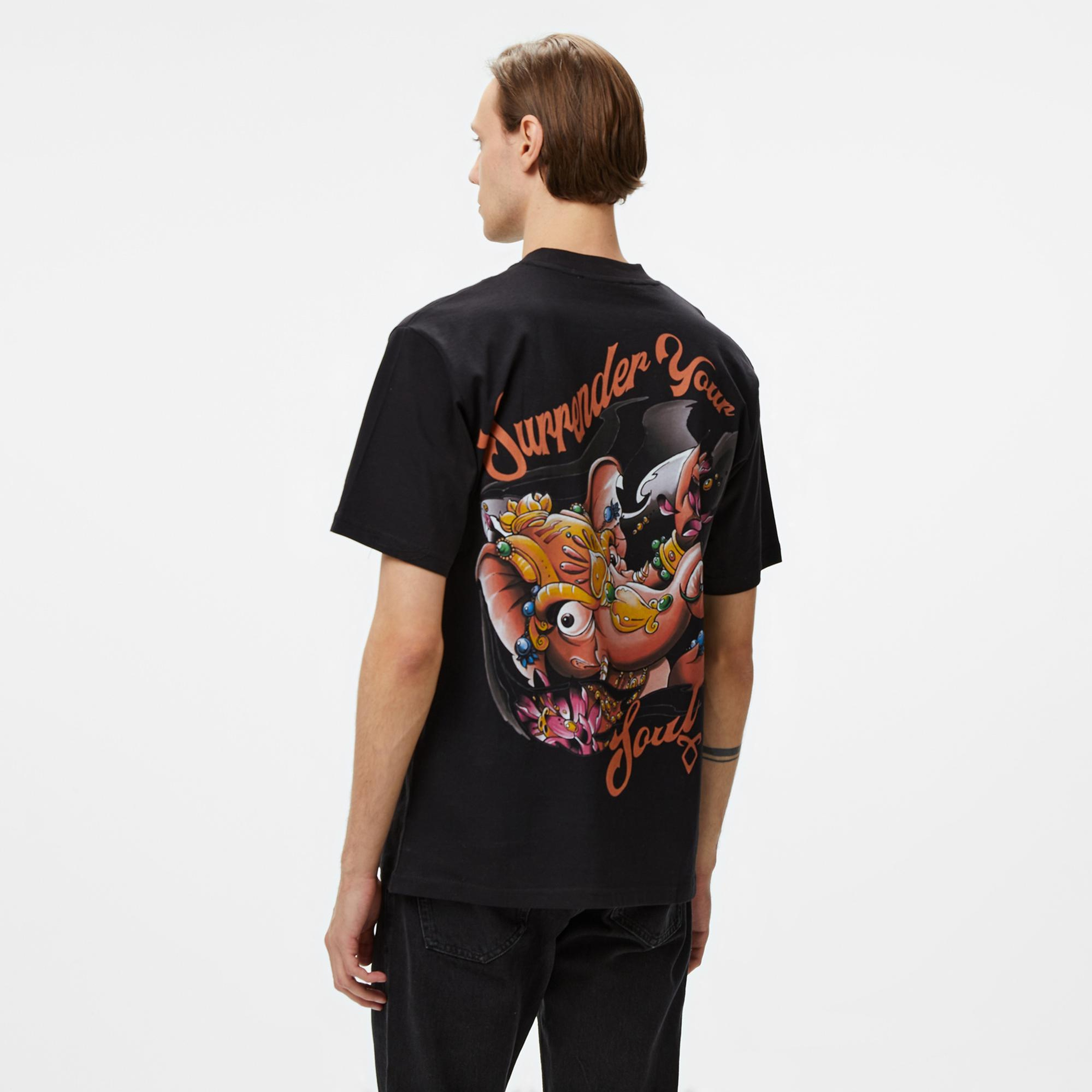 Story Of Angels Soa Ganesha Dream  Erkek Siyah T-Shirt