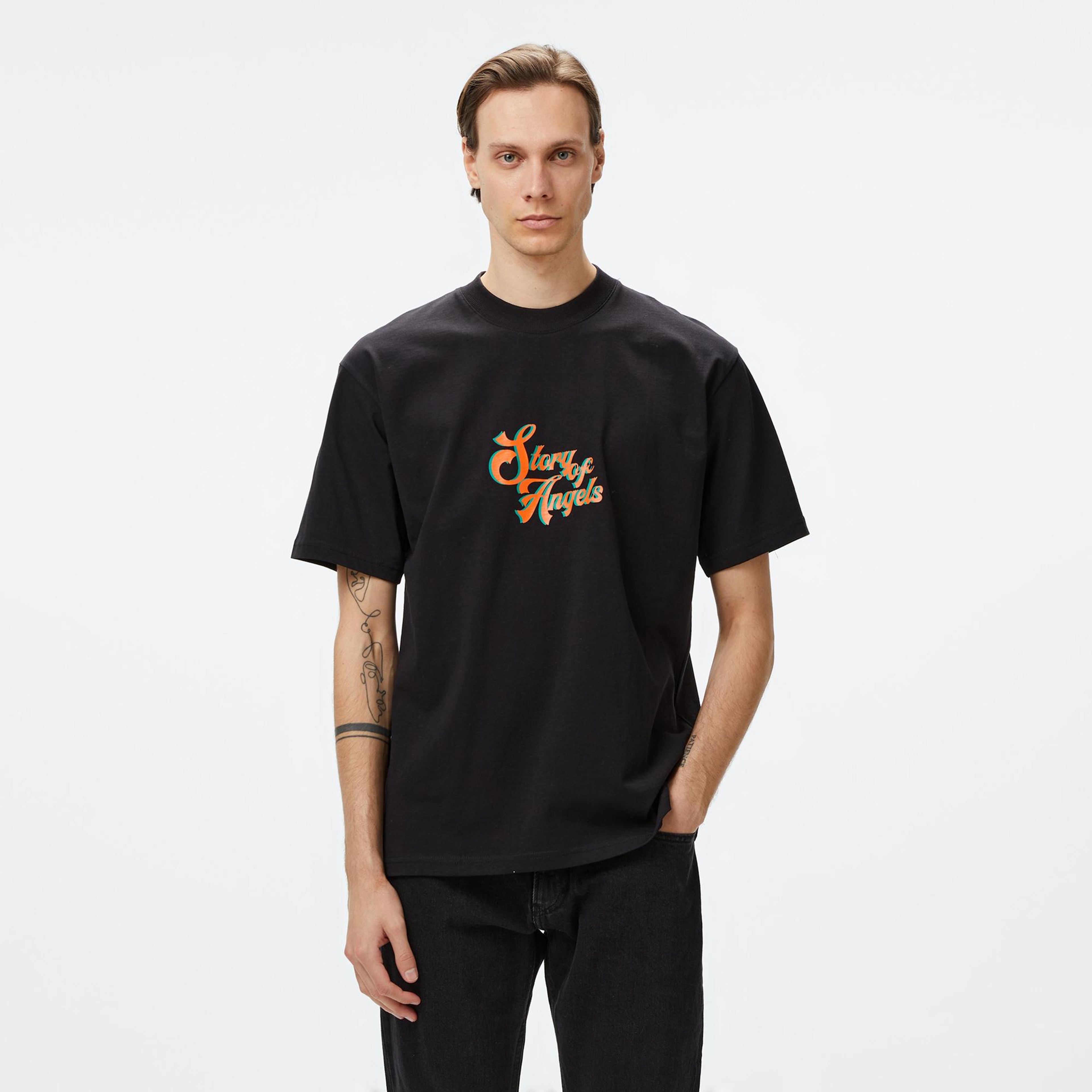 Story Of Angels Soa Ganesha Dream  Erkek Siyah T-Shirt