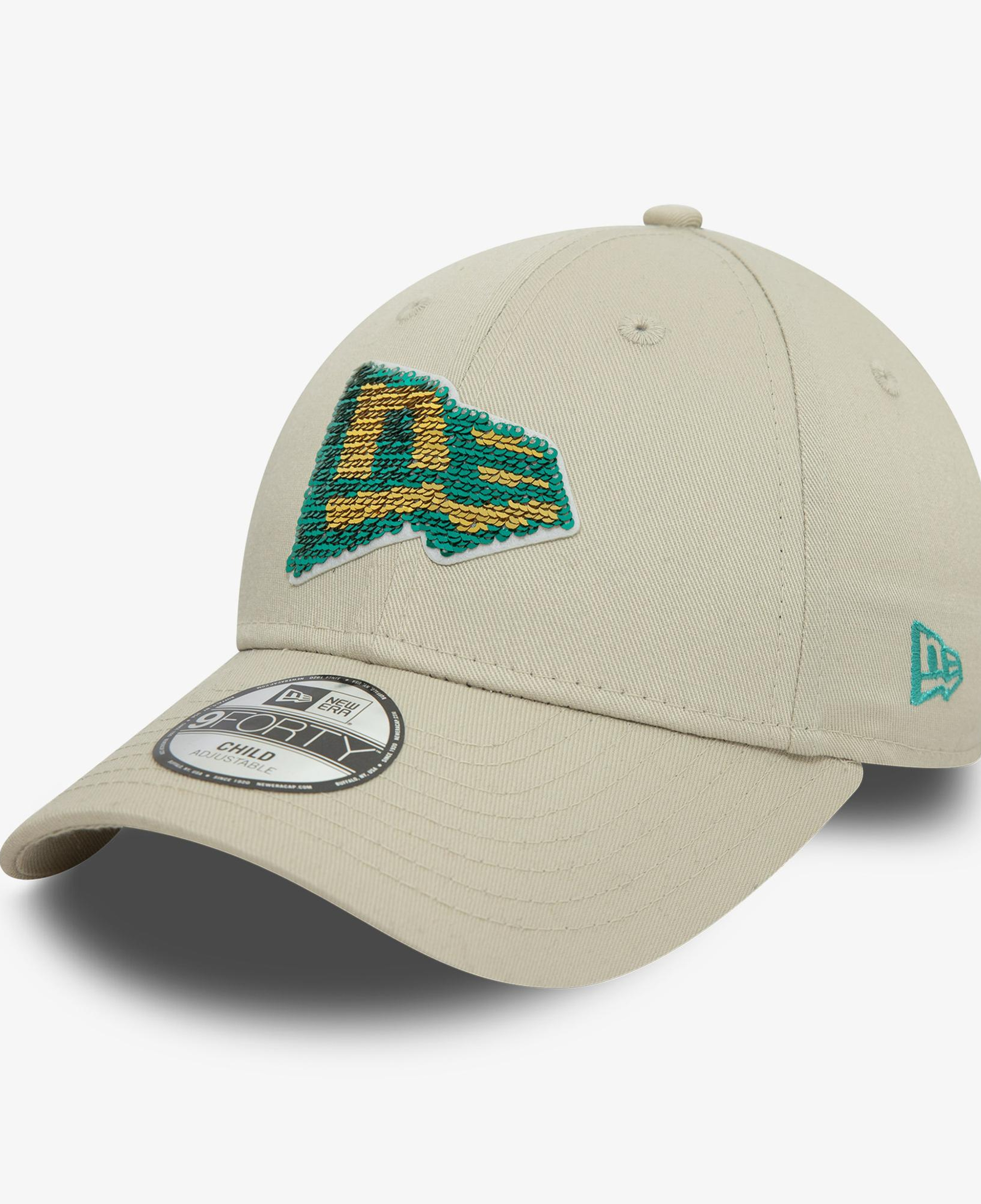 New Era Child Ne Sequin 9Forty Newera Stn Çocuk Bej Şapka