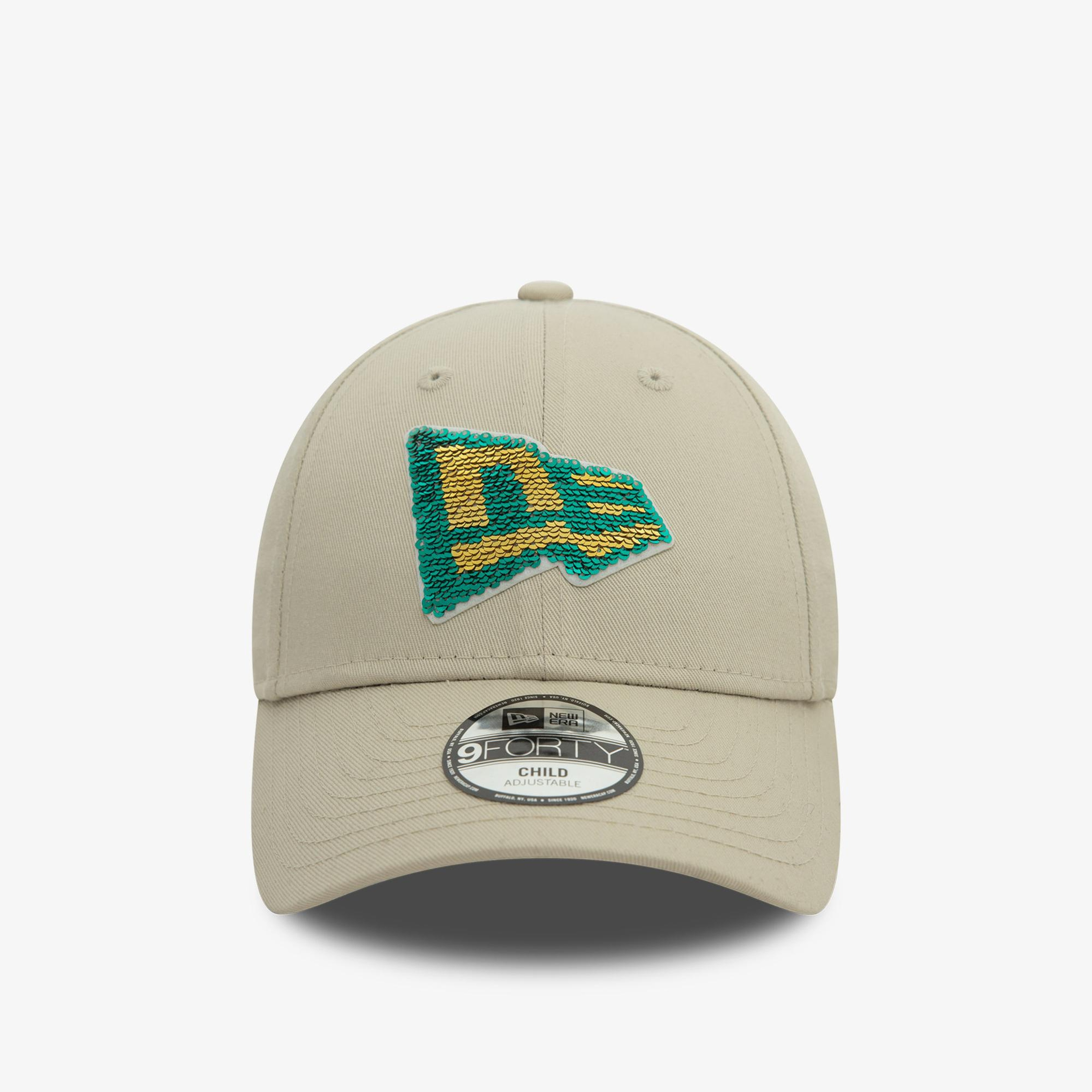 New Era Child Ne Sequin 9Forty Newera Stn Çocuk Bej Şapka
