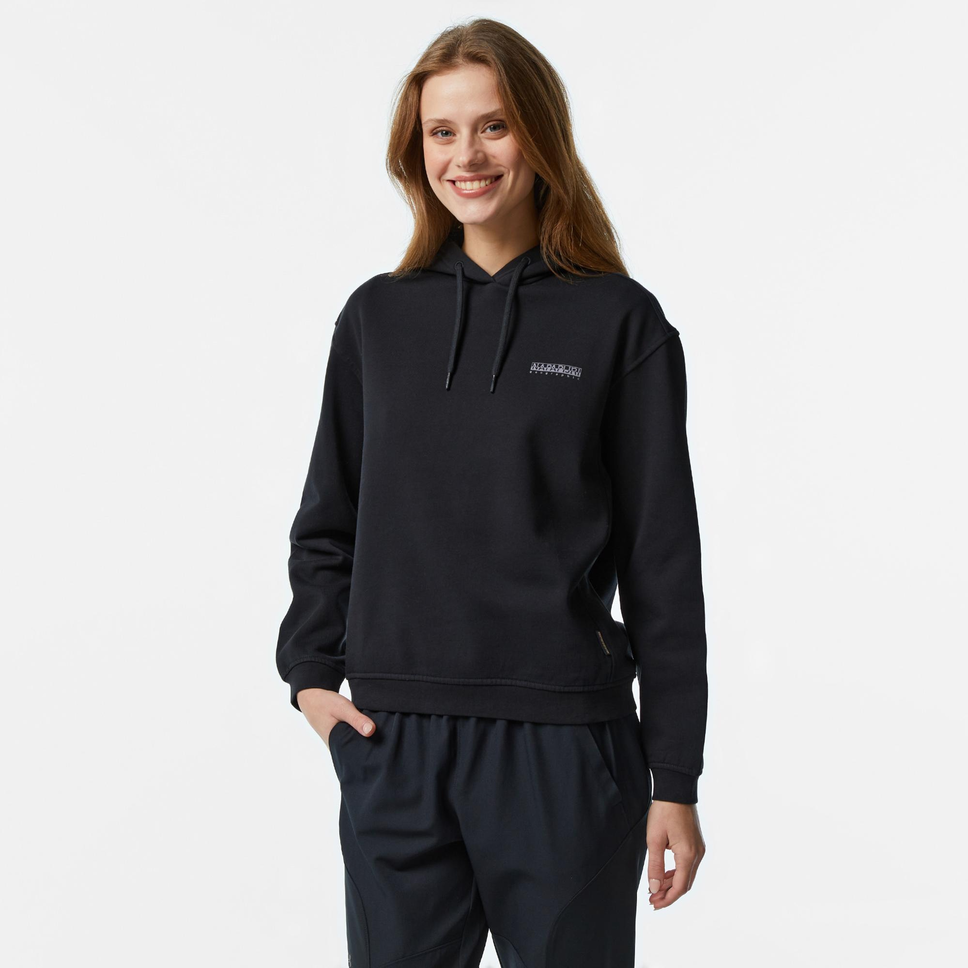 Napapijri B-Blanche H W Kadın Siyah Sweatshirt