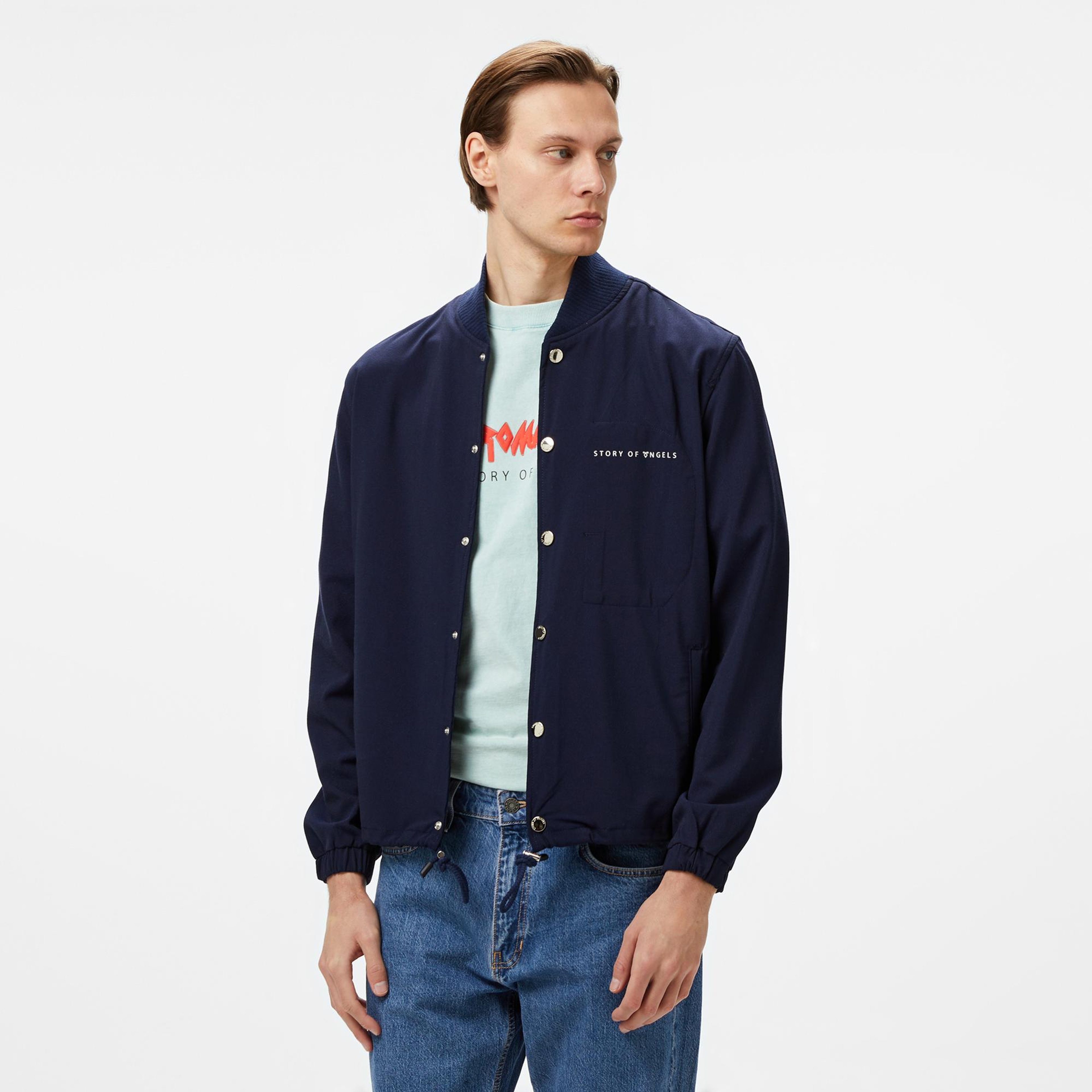 Story Of Angels Romance College Erkek Lacivert Ceket