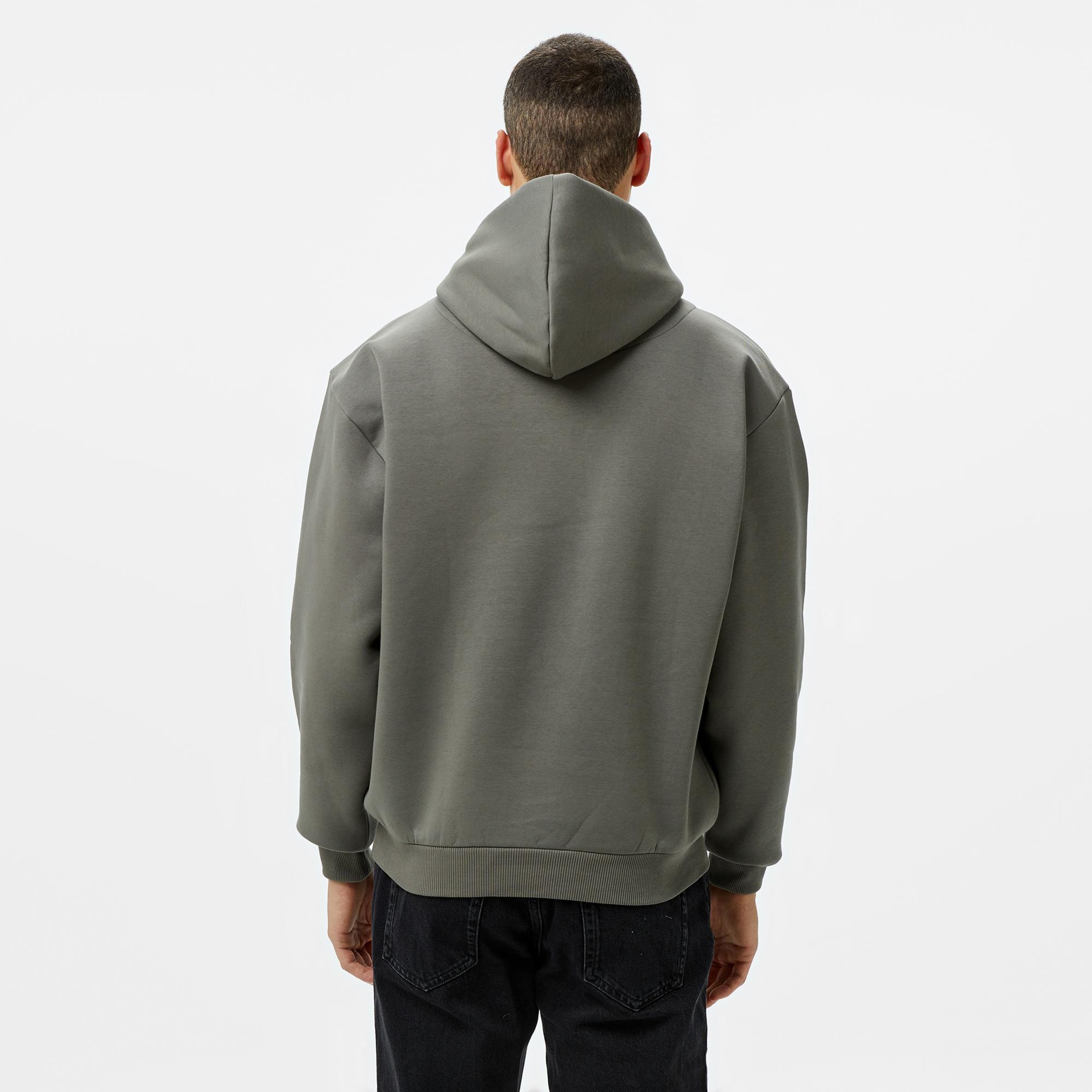 Karl Kani Small Signature Essential Os  Erkek Gri Hoodie