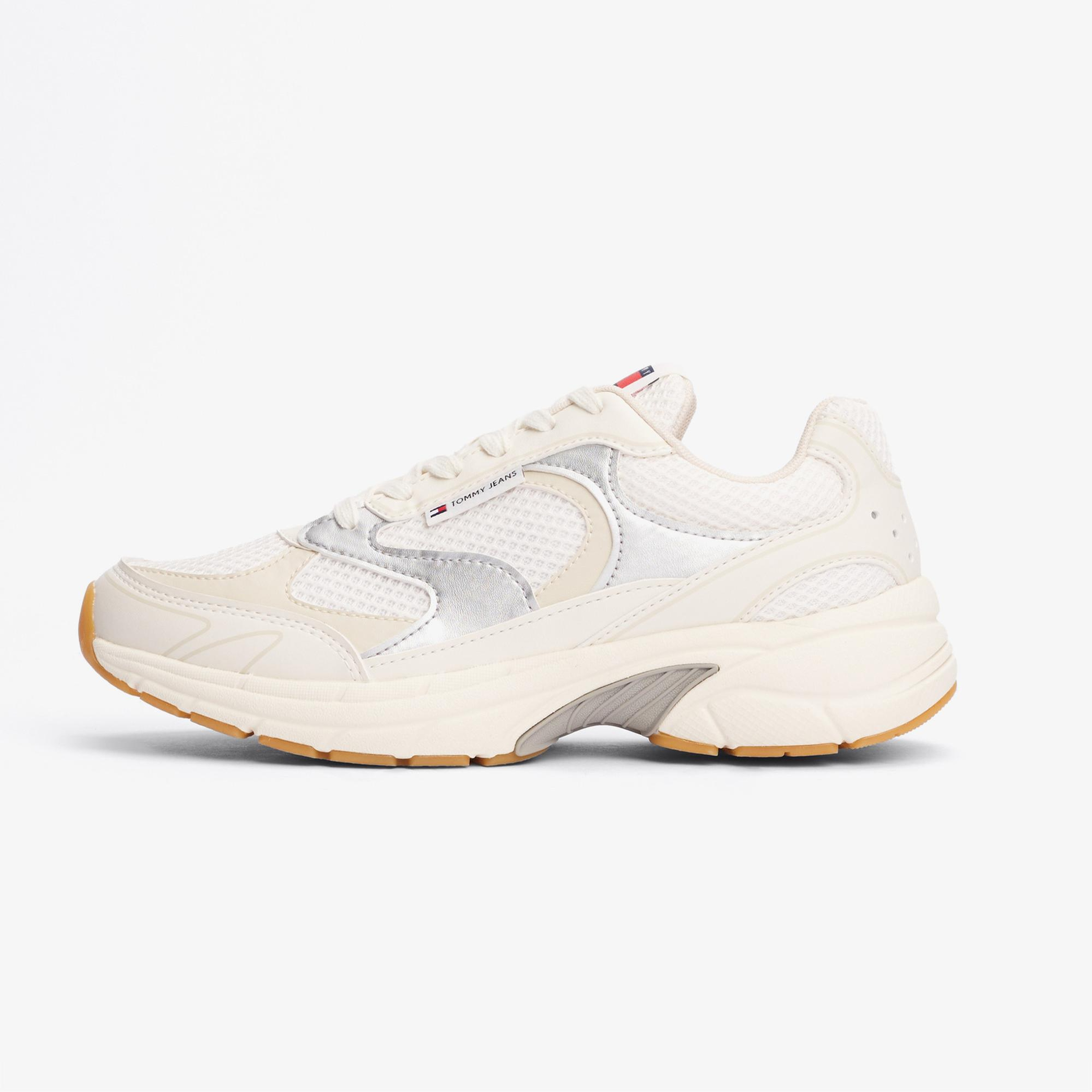 Tommy Hilfiger The Coney Metallic Kadın Bej Spor Ayakkabı