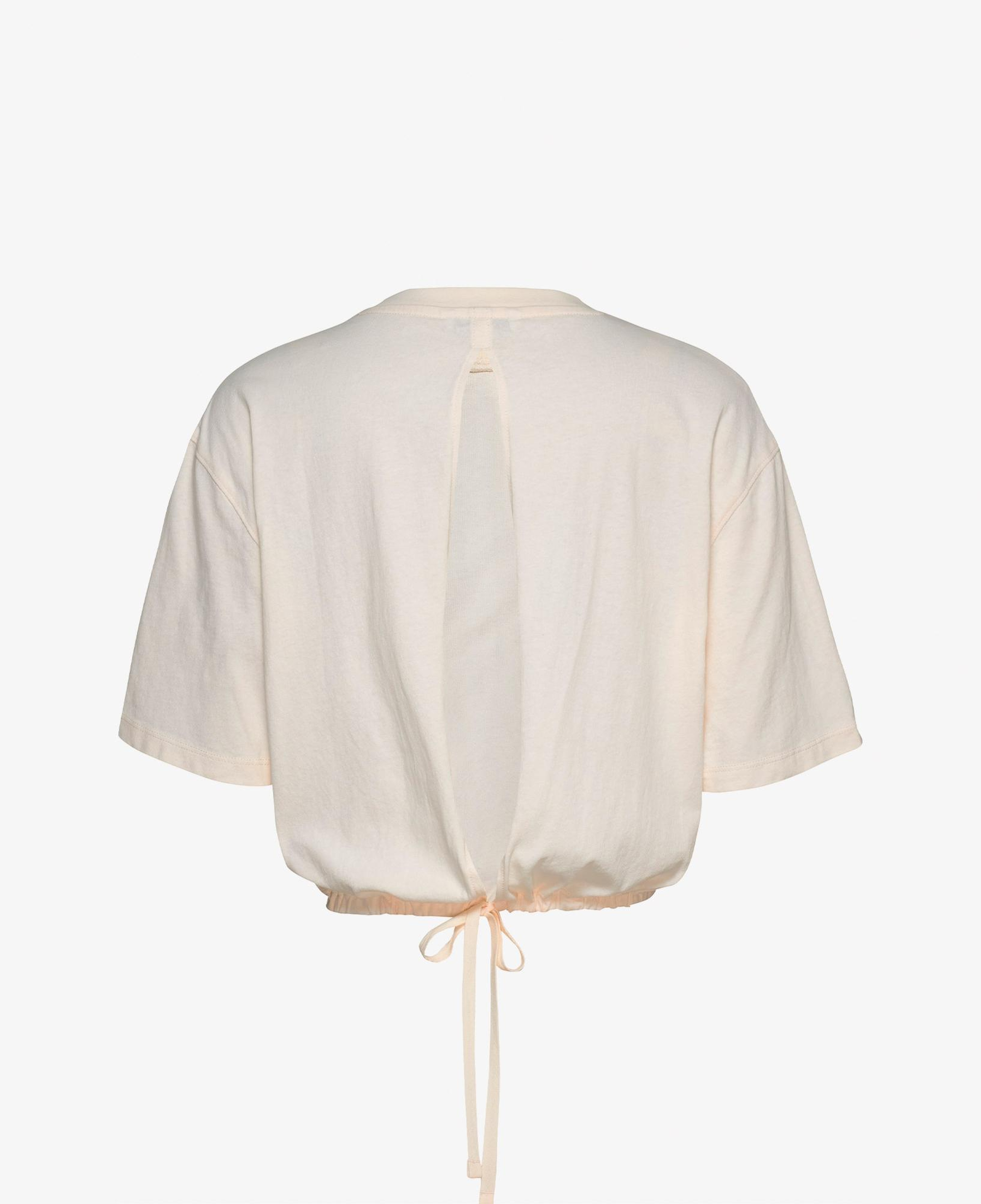 Tommy Jeans Cropped Gmd Script Open Back Kadın Beyaz T-Shirt