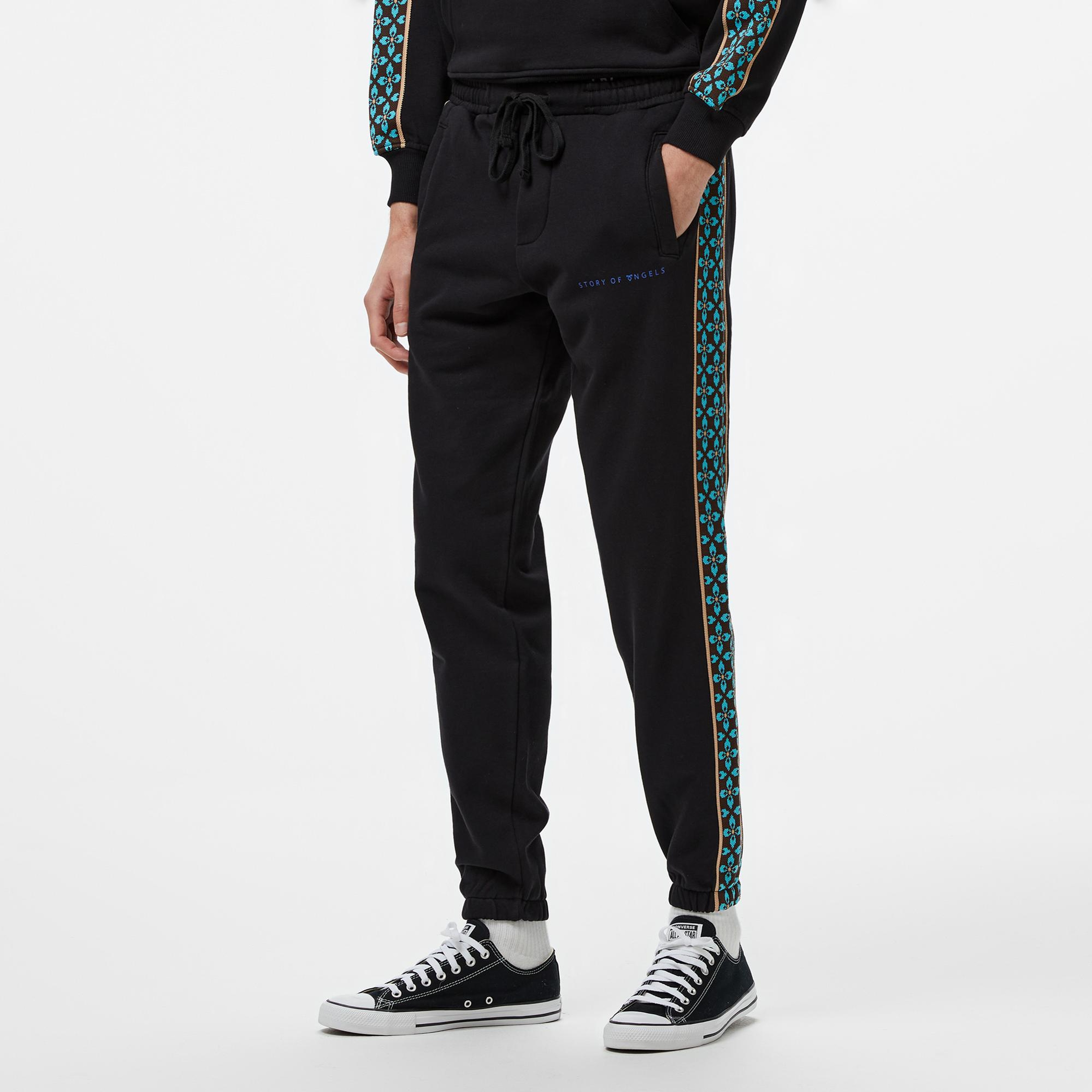 Story Of Angels Soa Dream Logo Band t Erkek Siyah Eşofman Altı