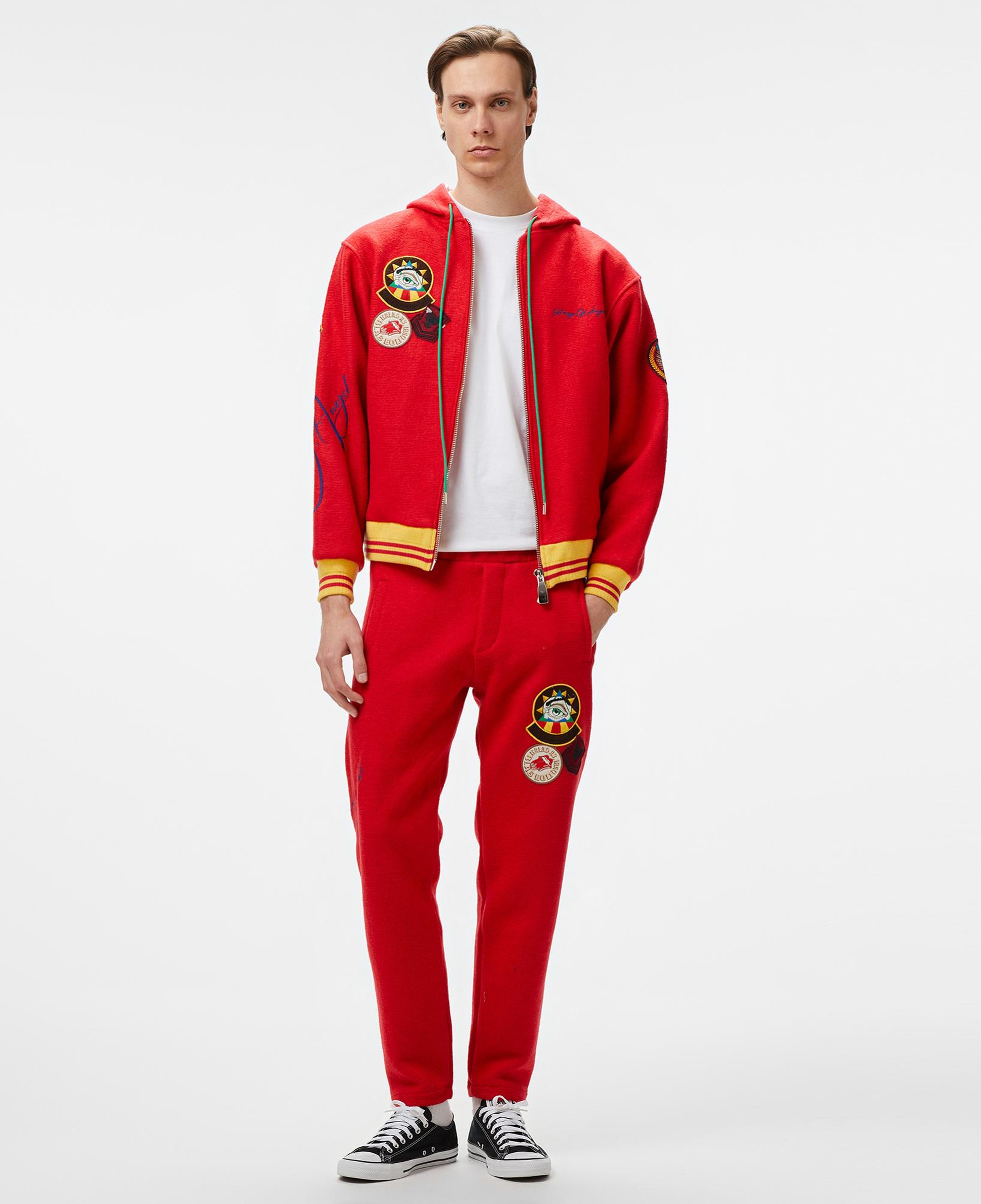 Story Of Angels Soa Big Chef Lana Wool Erkek Kırmızı Pantolon