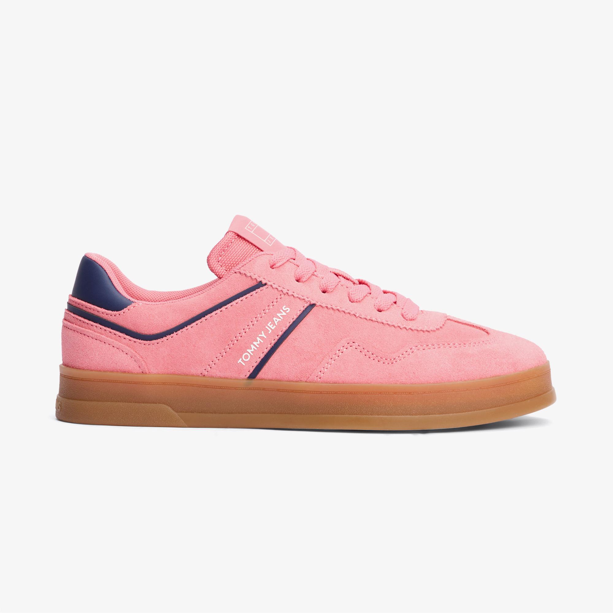 Tommy Hilfiger The Greenwich Suede Kadın Pembe Sneaker