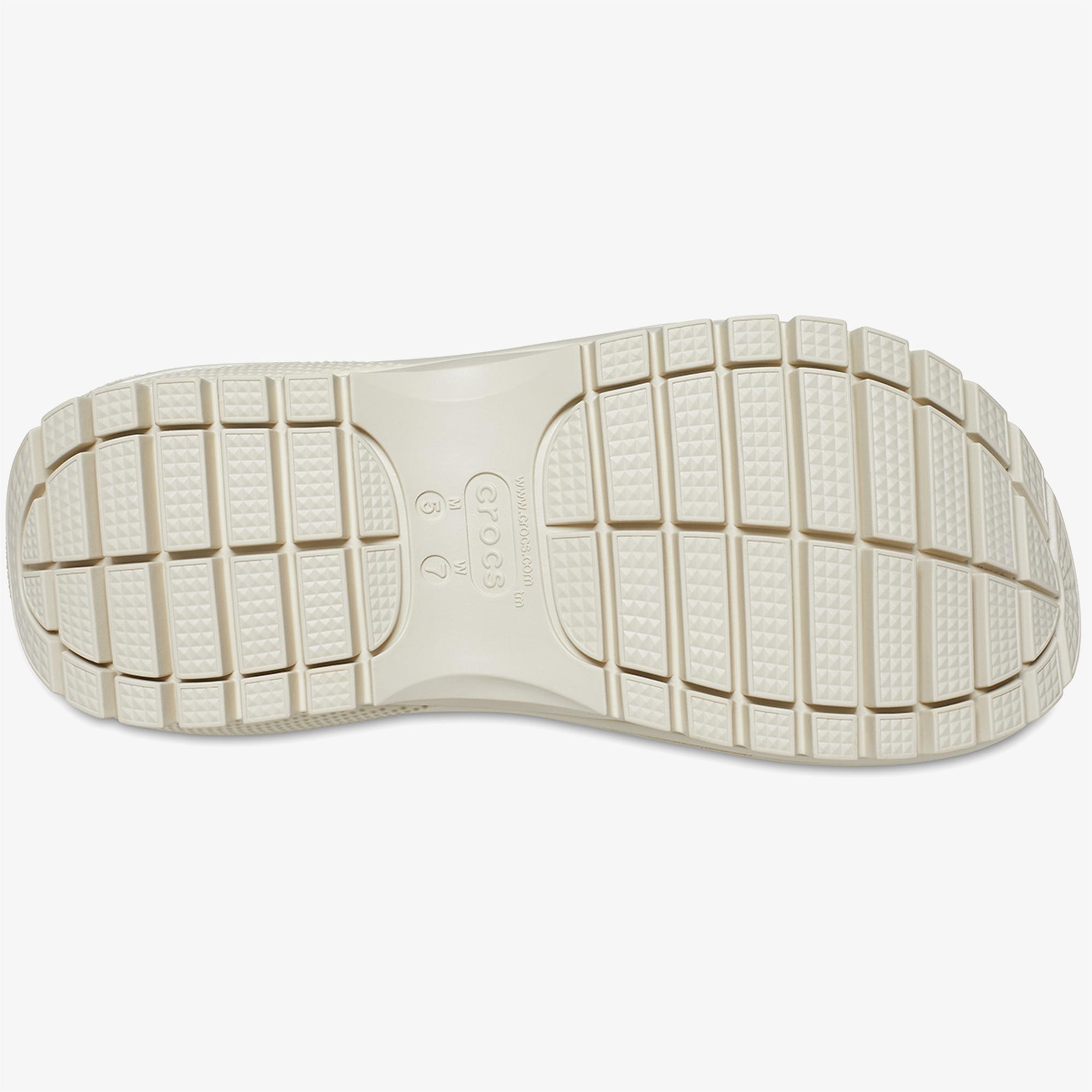 Crocs Classic Mega Crush Kadın Krem Sandalet