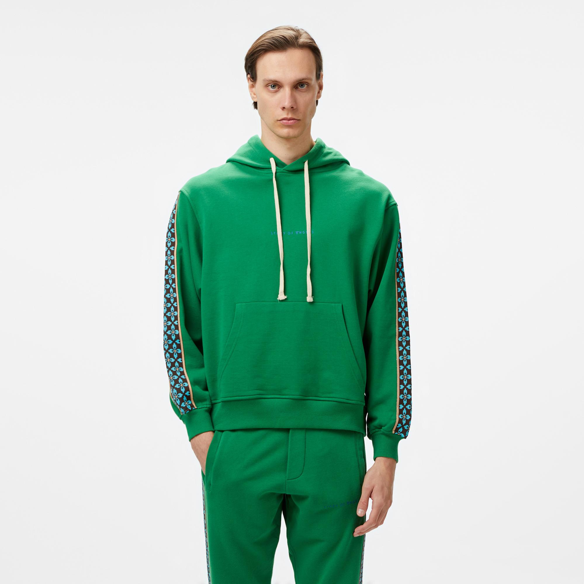 Story Of Angels Budha Dream Romance Erkek Yeşil Hoodie