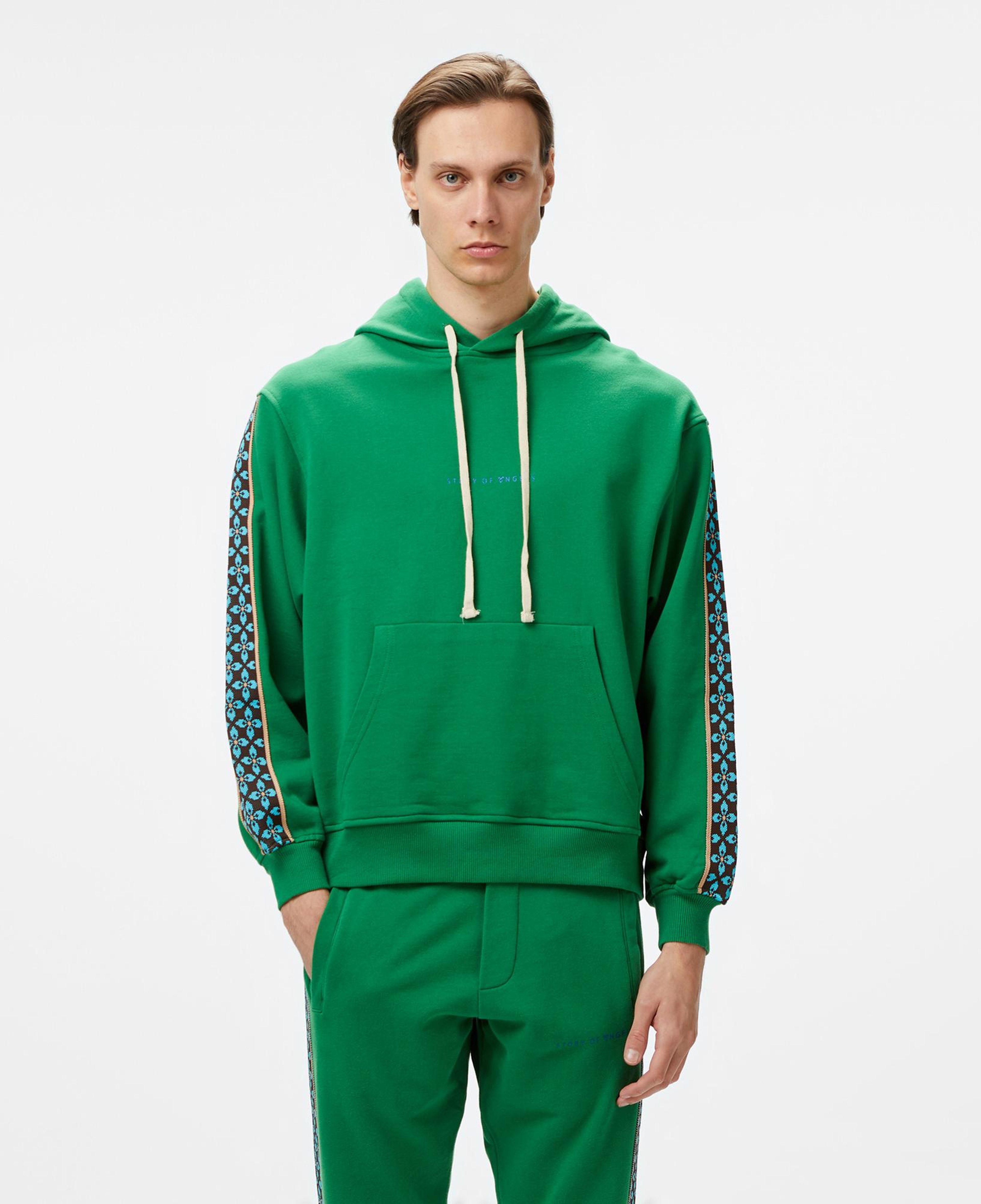 Story Of Angels Budha Dream Romance Erkek Yeşil Hoodie