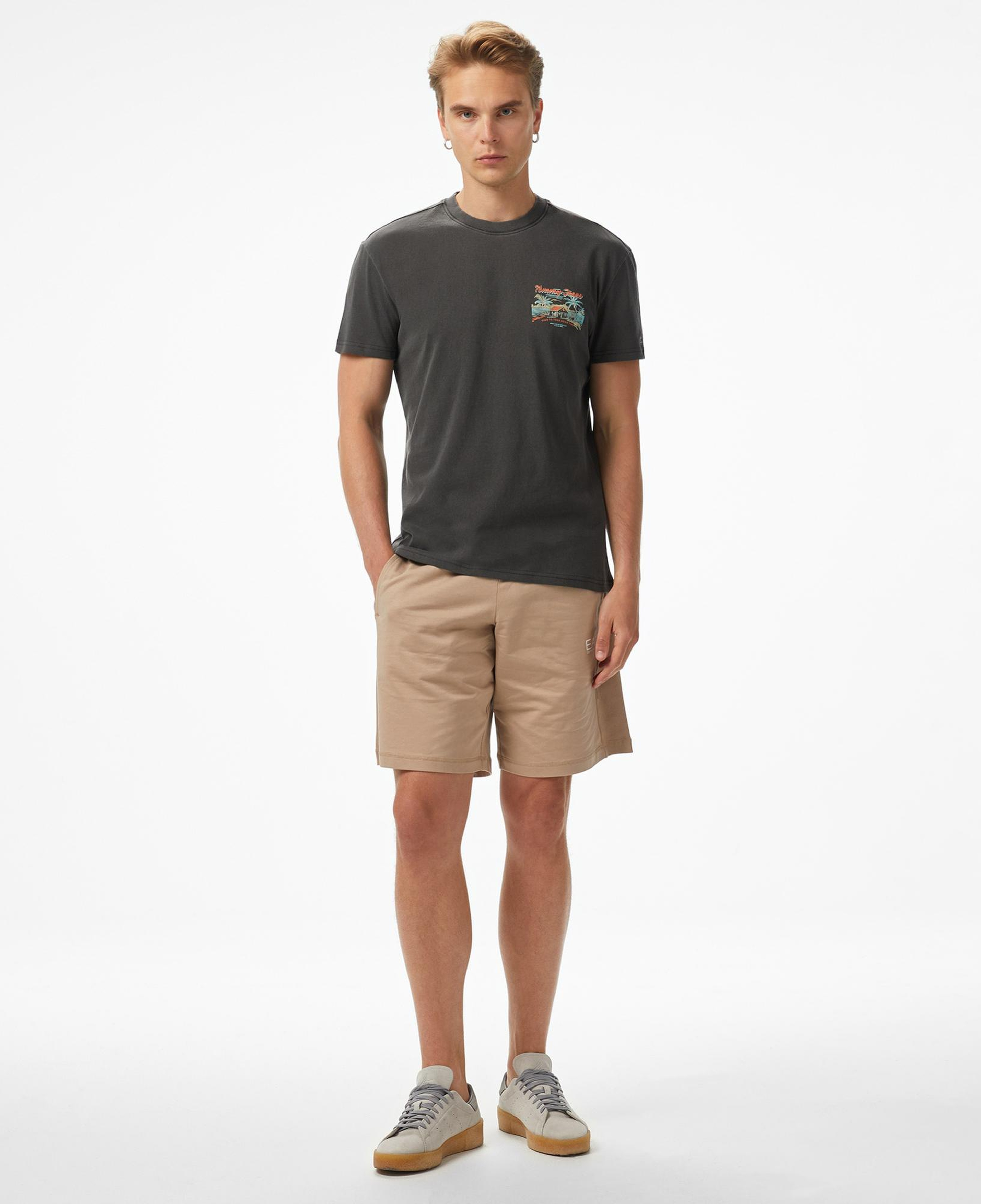 Tommy Jeans Regular Cabana Erkek Gri T-Shirt