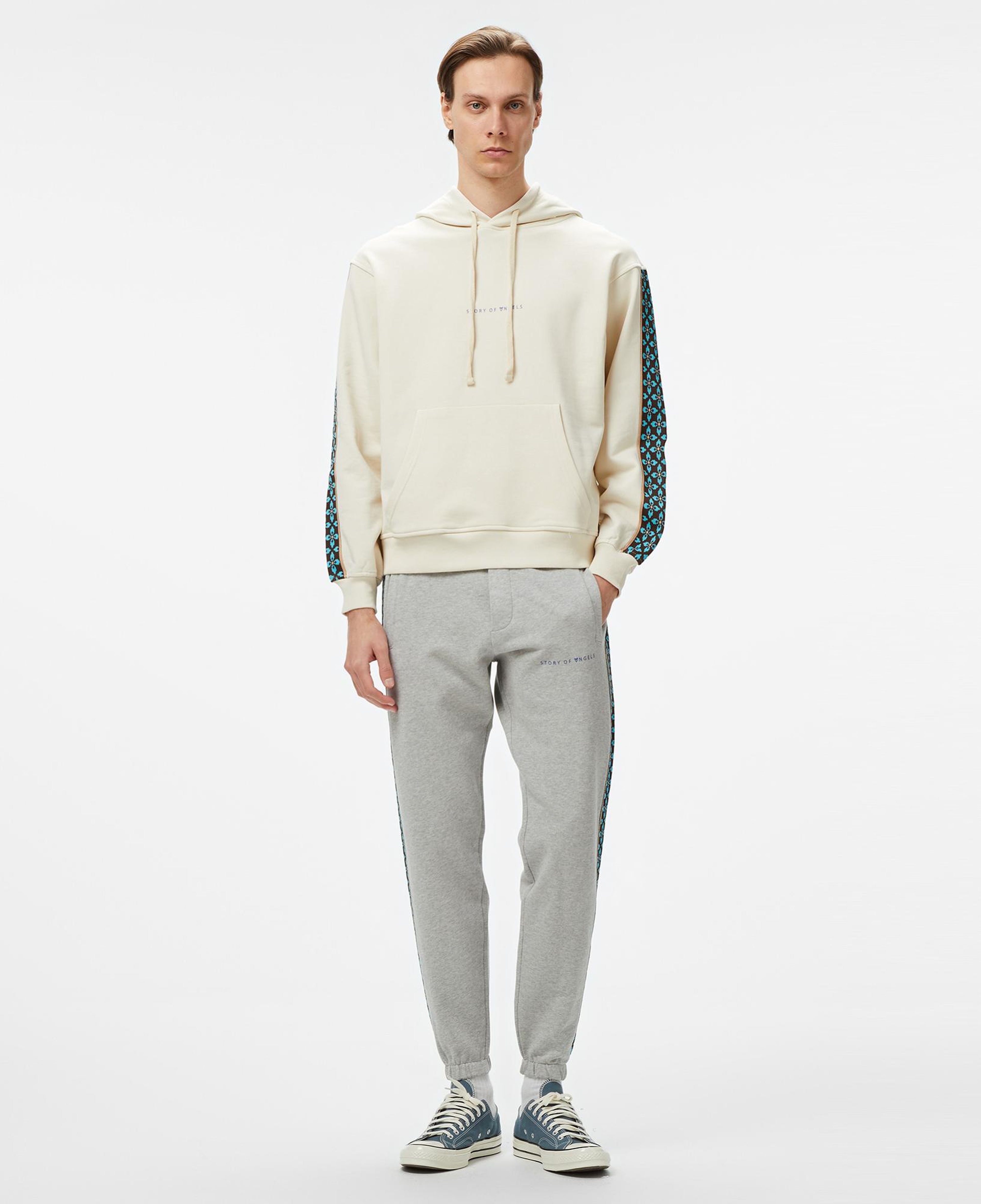 Story Of Angels Soa Dream Logo Band Erkek Krem Hoodie