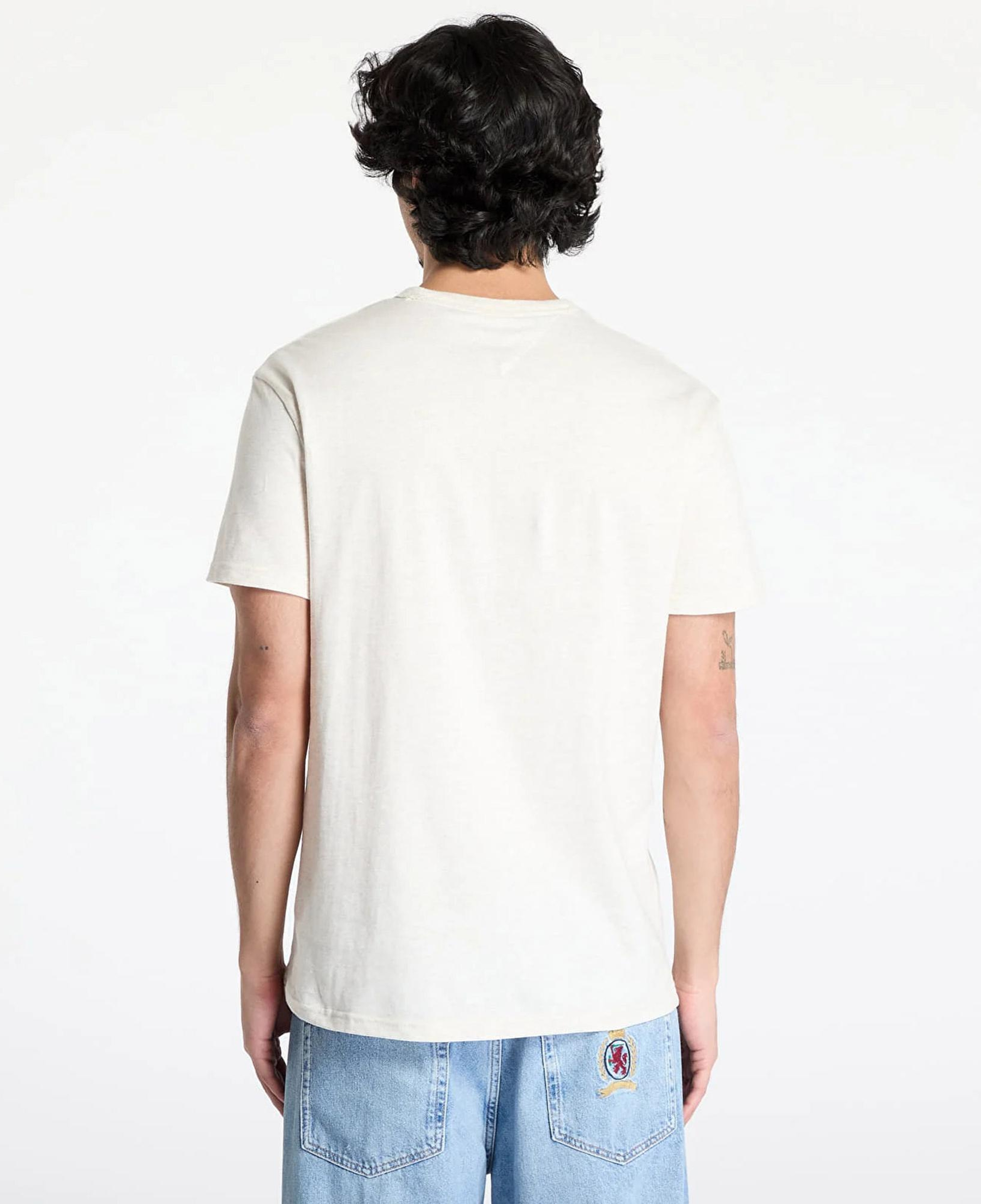 Tommy Jeans Regular Pop Crest Erkek Bej T-Shirt