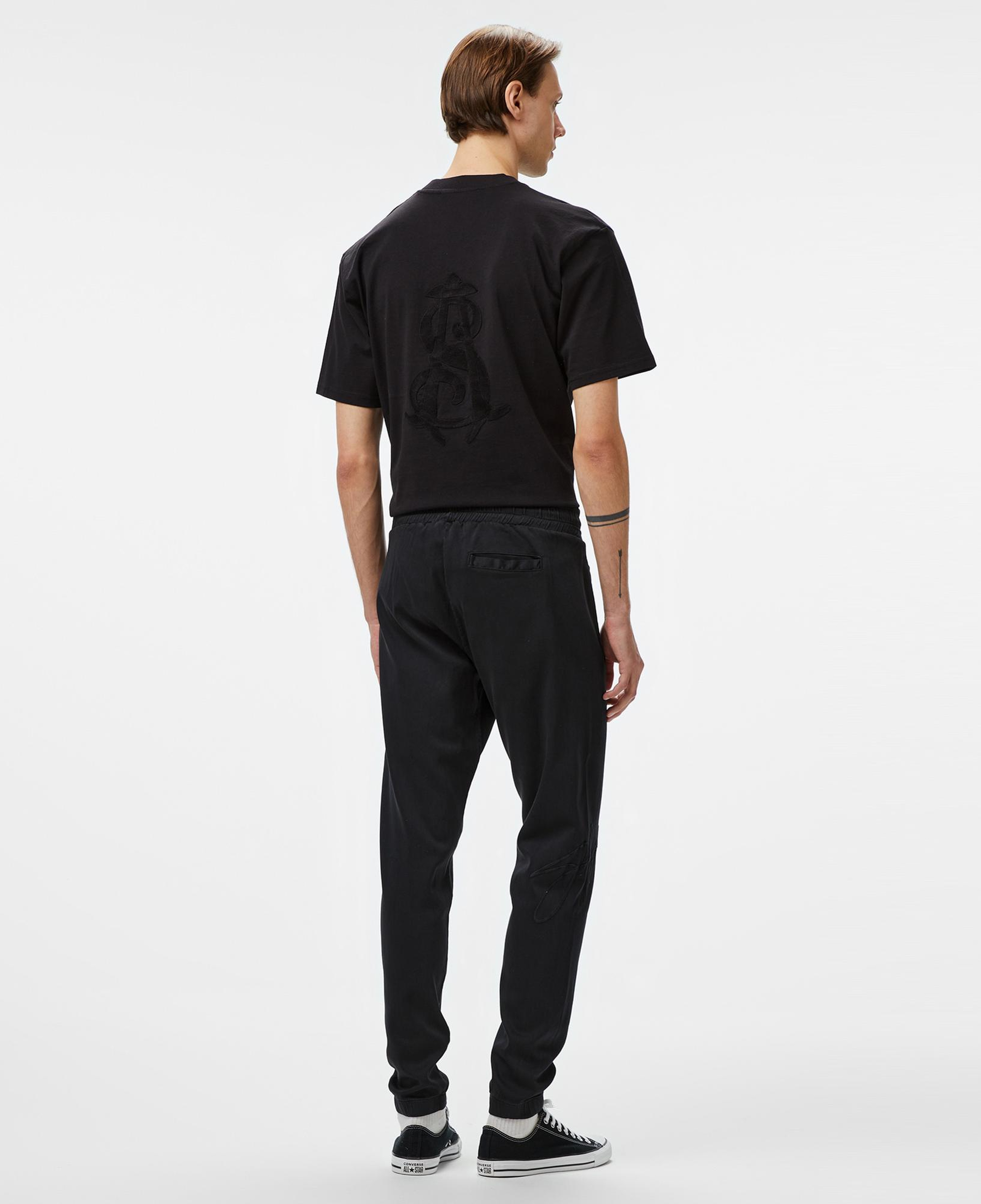 Story Of Angels Dream Logo Band Erkek Siyah Eşofman Altı