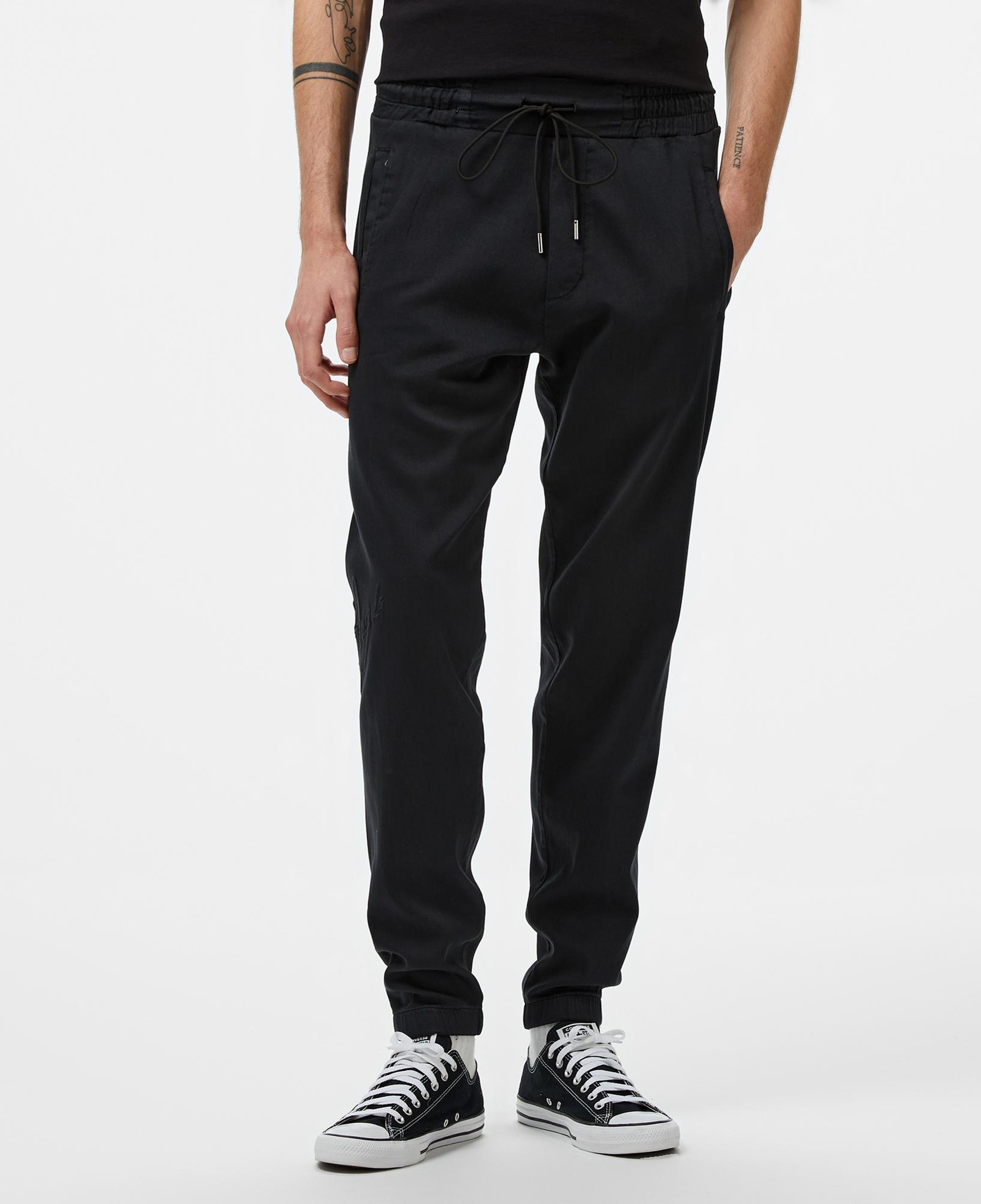 Story Of Angels Dream Logo Band Erkek Siyah Eşofman Altı