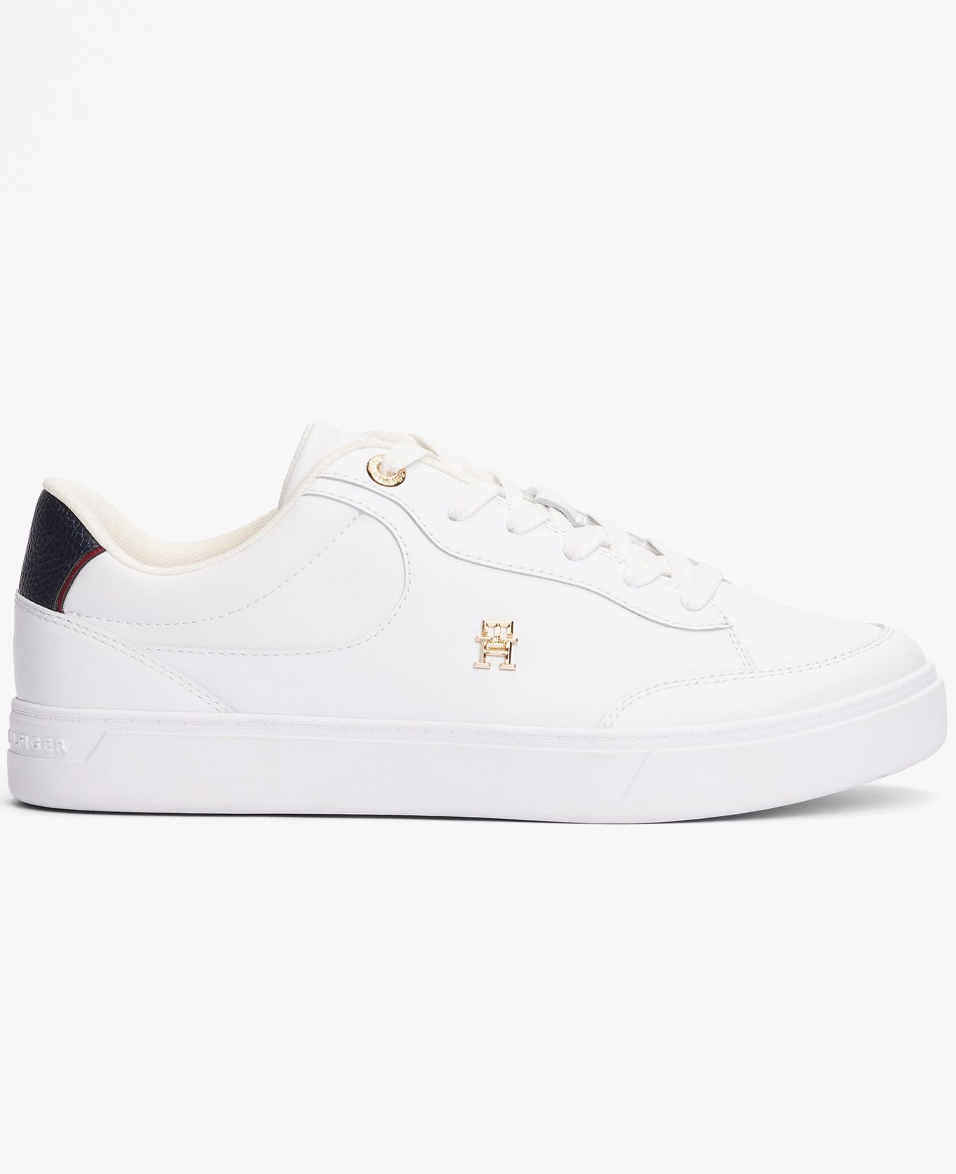 Tommy Hilfiger Essential Chic Court Rwb Kadın Beyaz Spor Ayakkabı