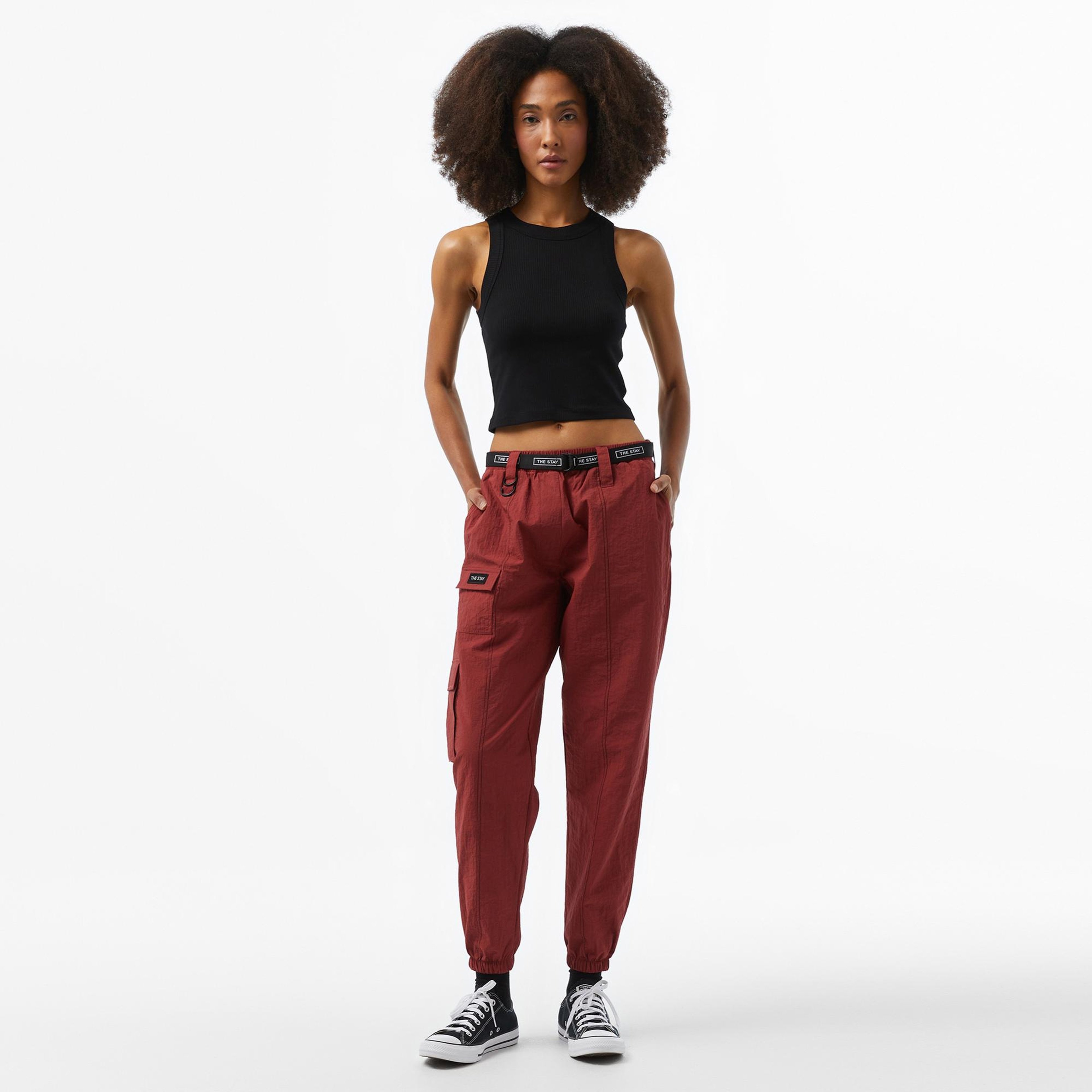 The Stay Line Tsls3Agk02 Kadın Bordo Pantolon