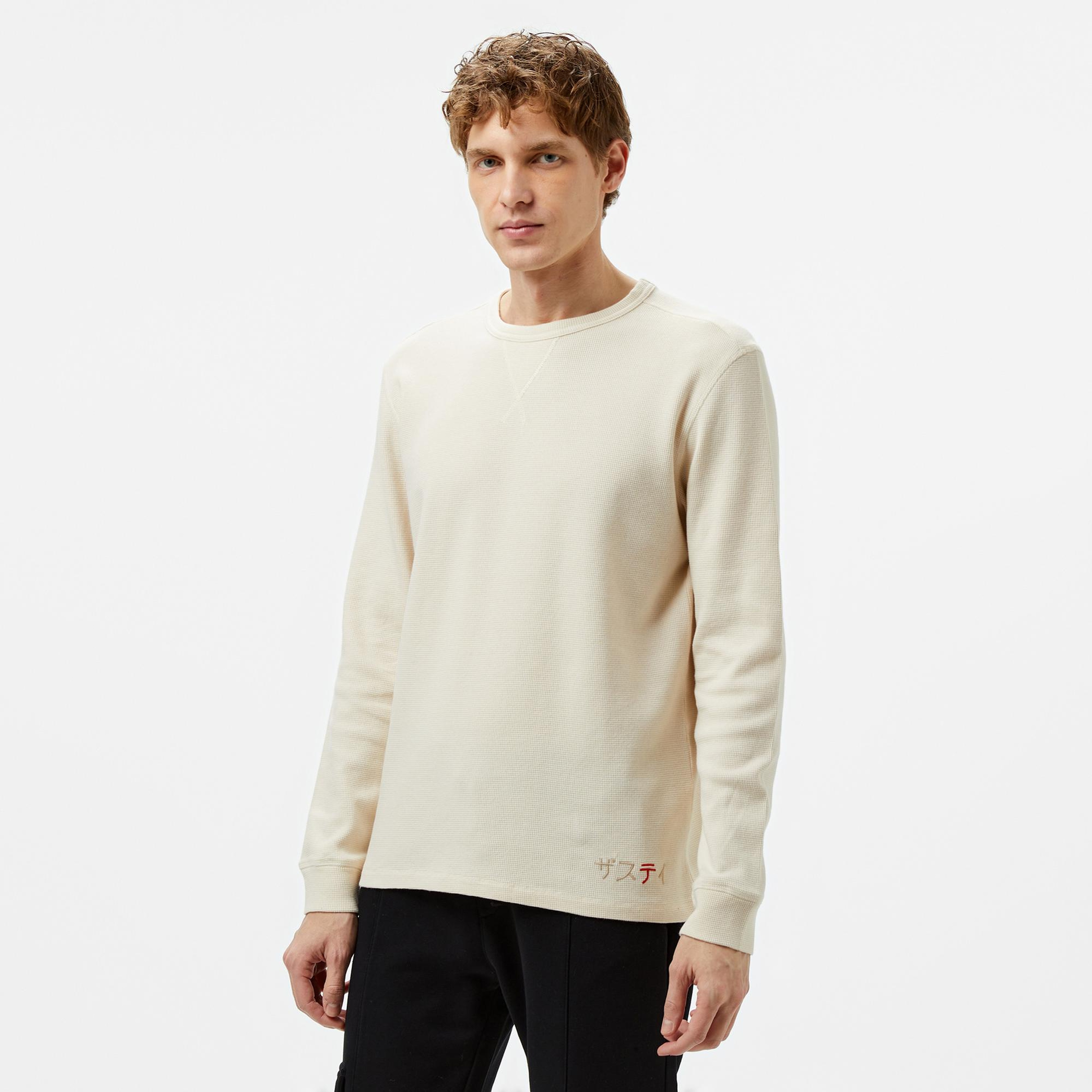 The Stay Line Tsls7Uge06 Erkek Krem T-Shirt