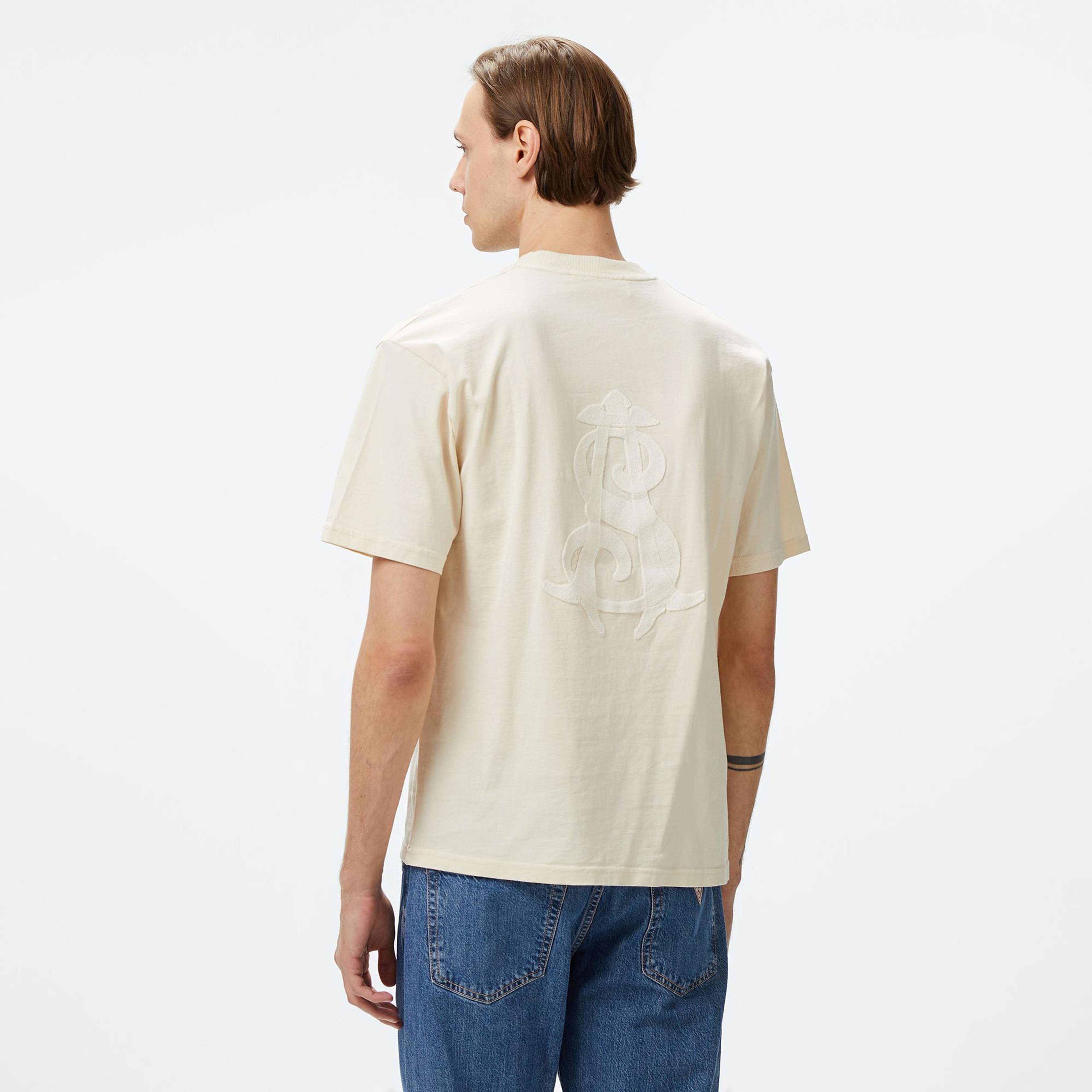 Story Of Angels Soa Wool Chain Emb. Erkek Krem T-Shirt