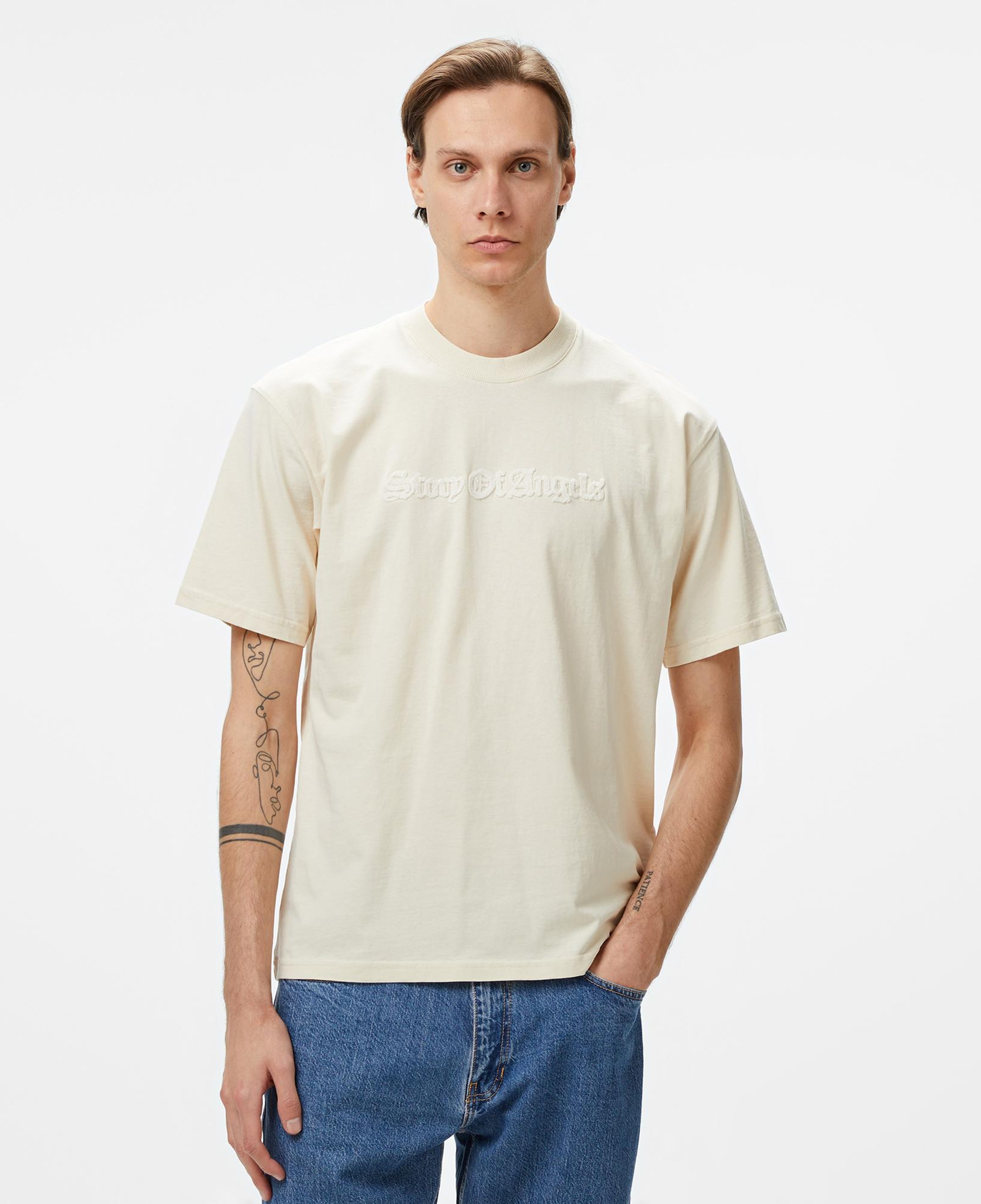 Story Of Angels Soa Wool Chain Emb. Erkek Krem T-Shirt