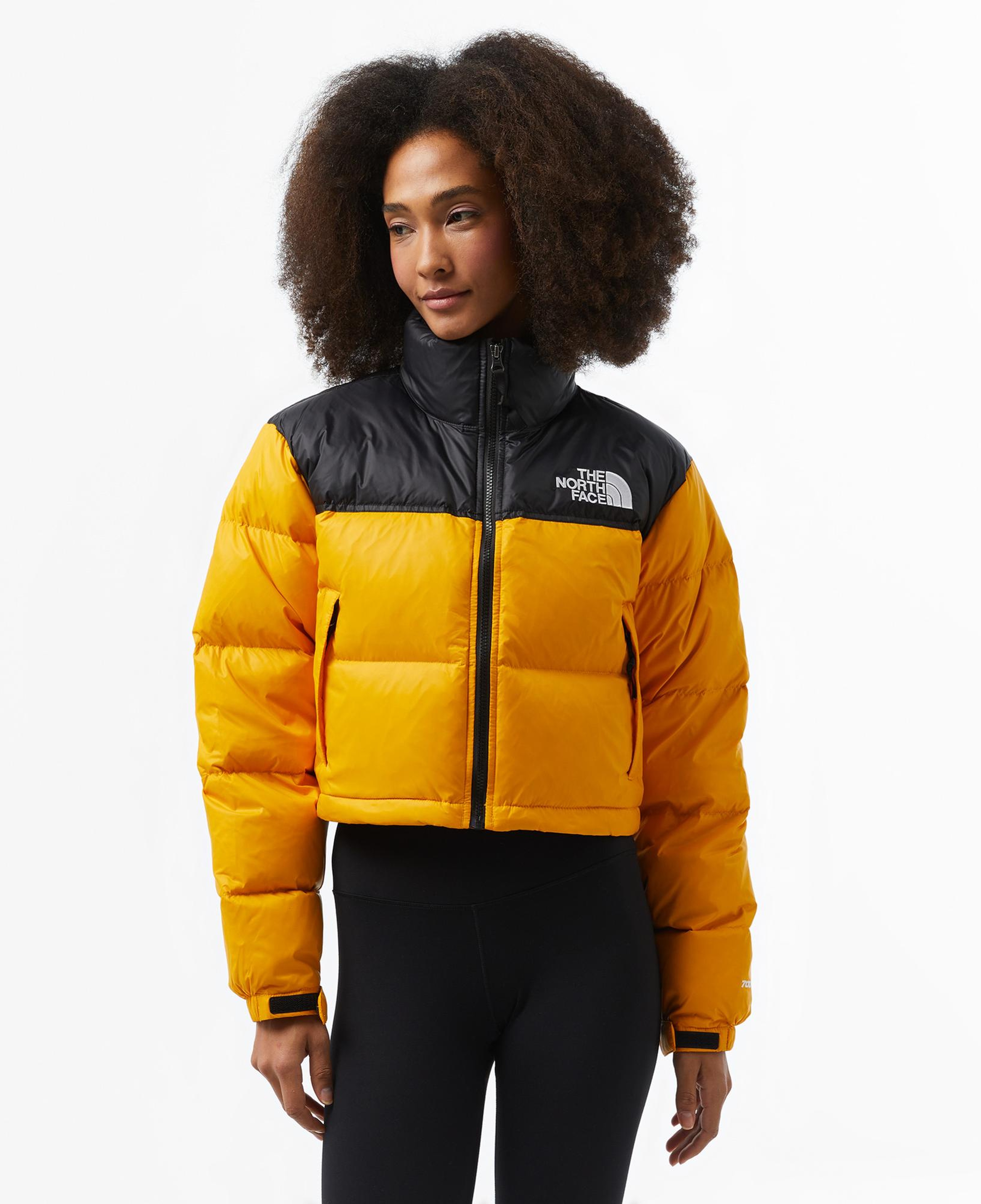 The North Face Nuptse Kadın Kısa Sarı Ceket