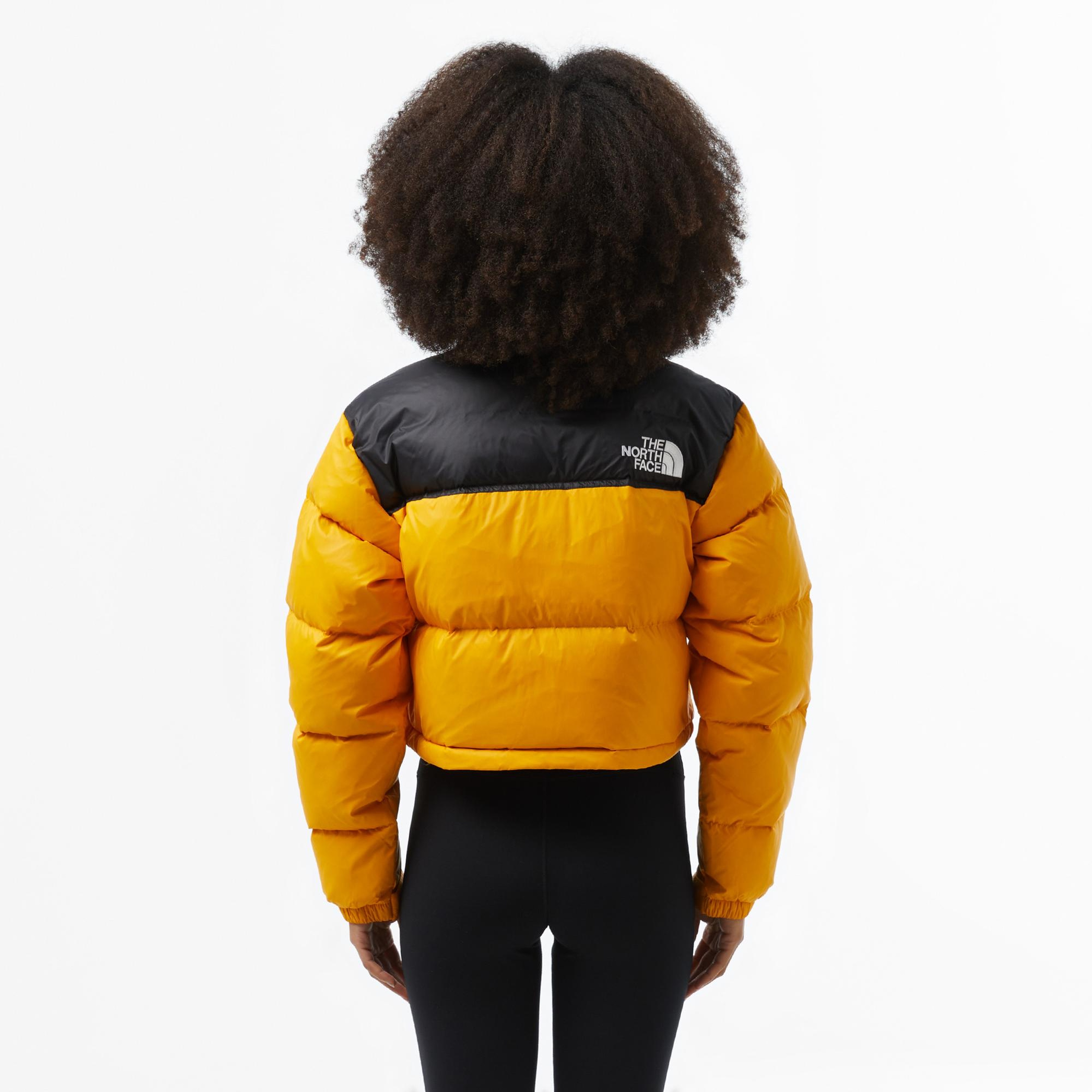 The North Face Nuptse Kadın Kısa Sarı Ceket