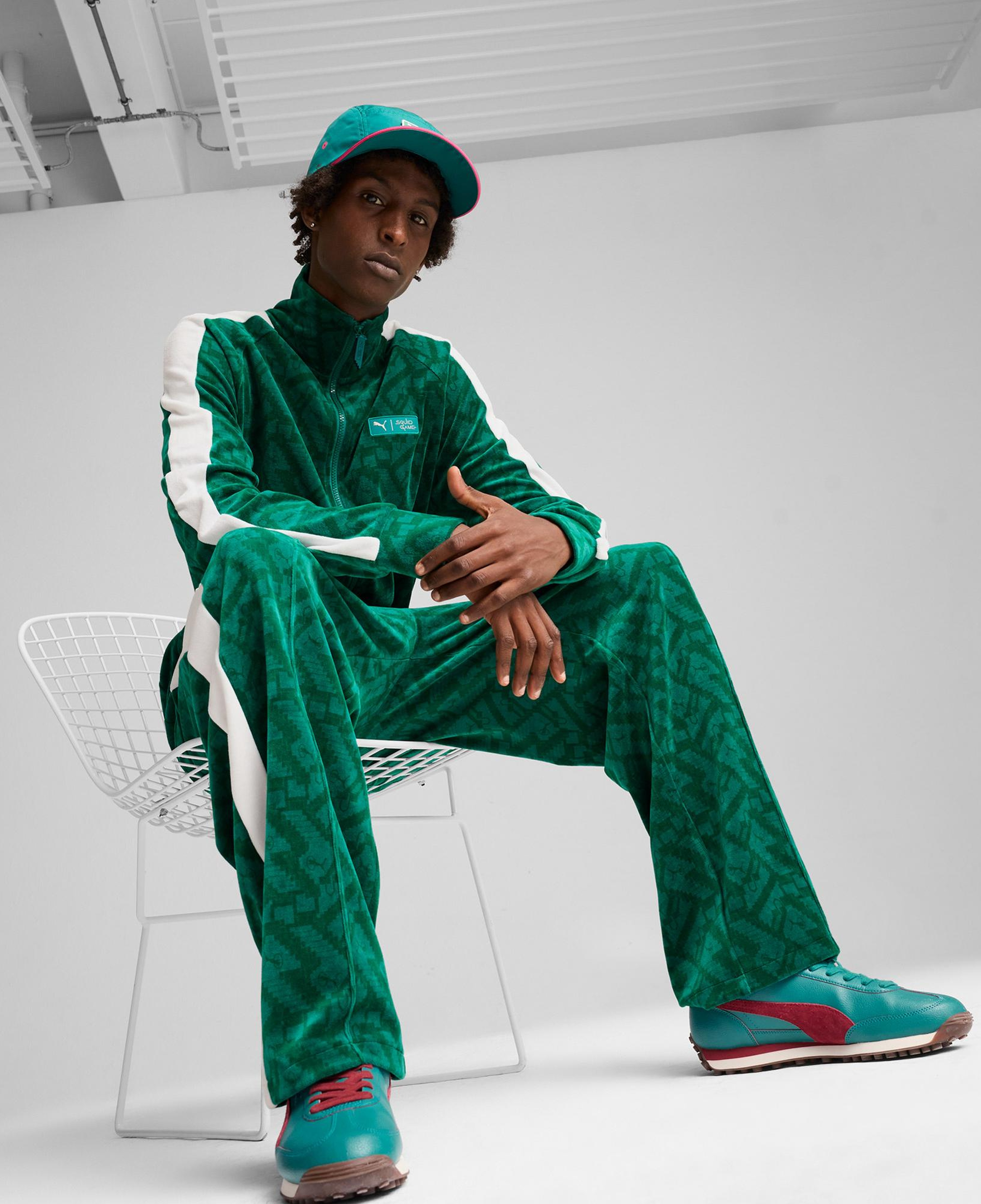 Puma X Squid Game Erkek Yeşil Ceket