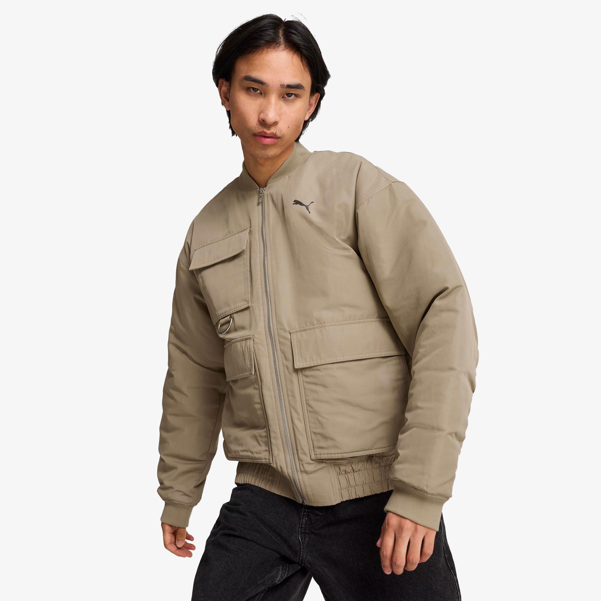 Puma Bomber Unisex Haki Ceket