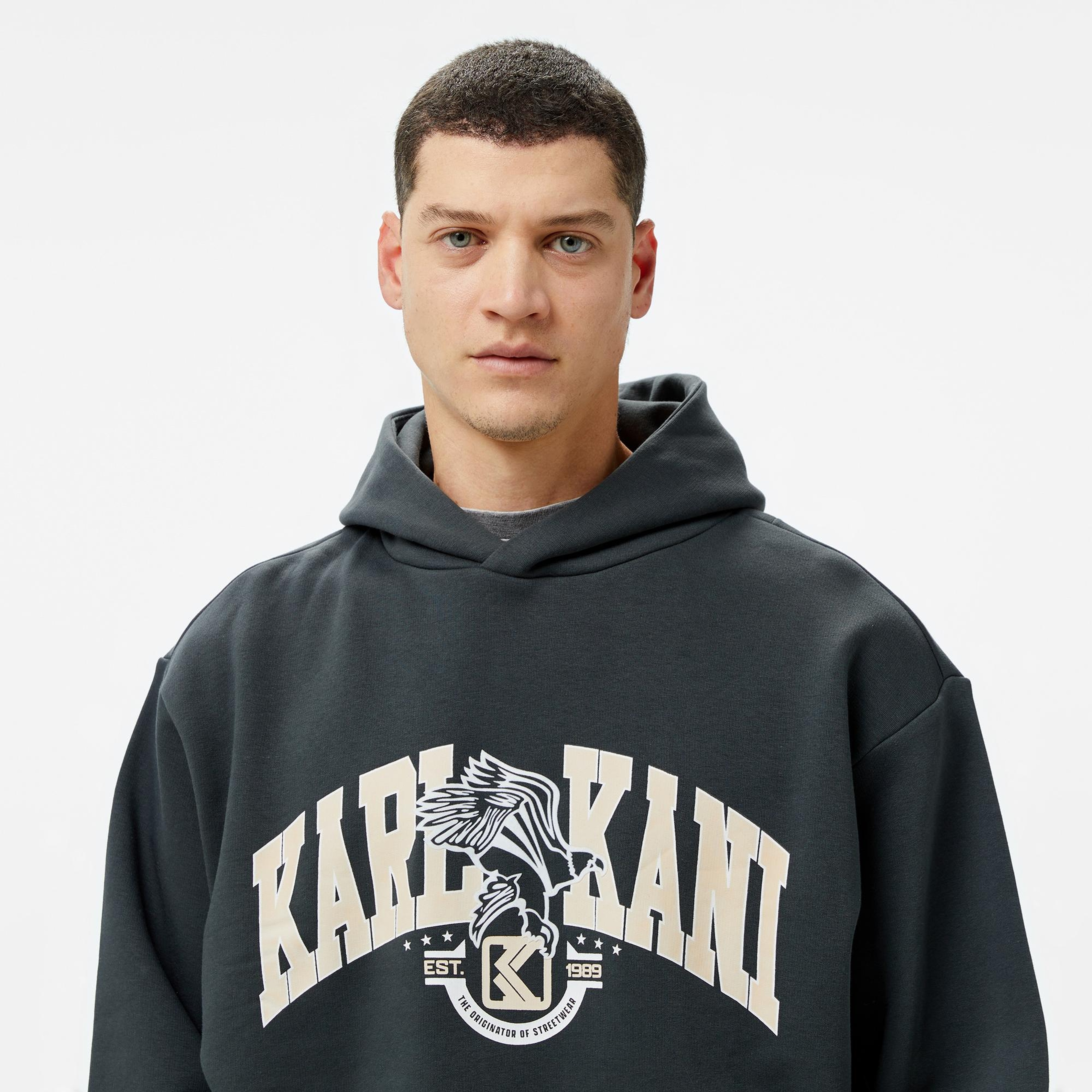 Karl Kani Serif Burnout Erkek Krem T-Shirt