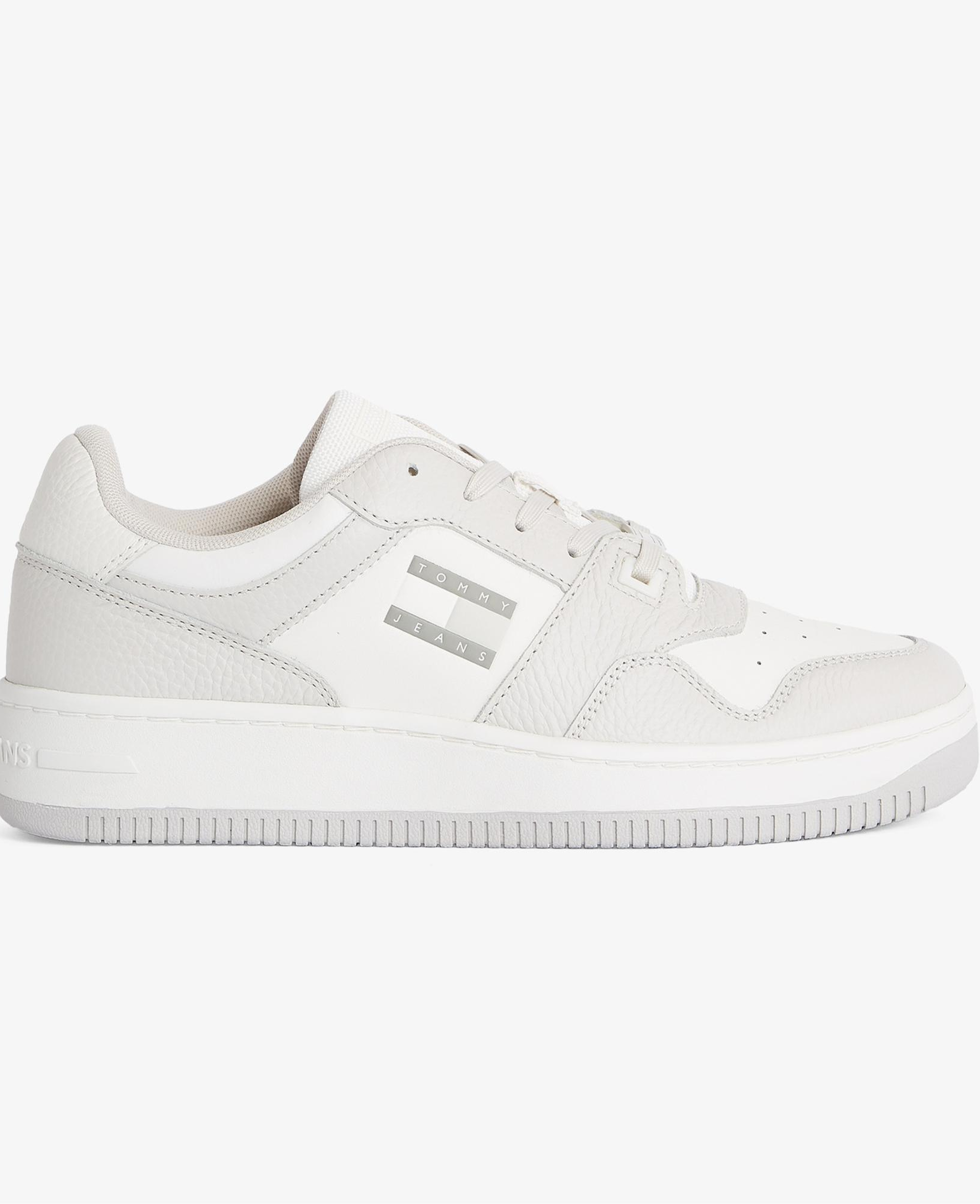 Tommy Hilfiger Tjm Retro Basket Cupsole Tumble Erkek Gri Spor Ayakkabı