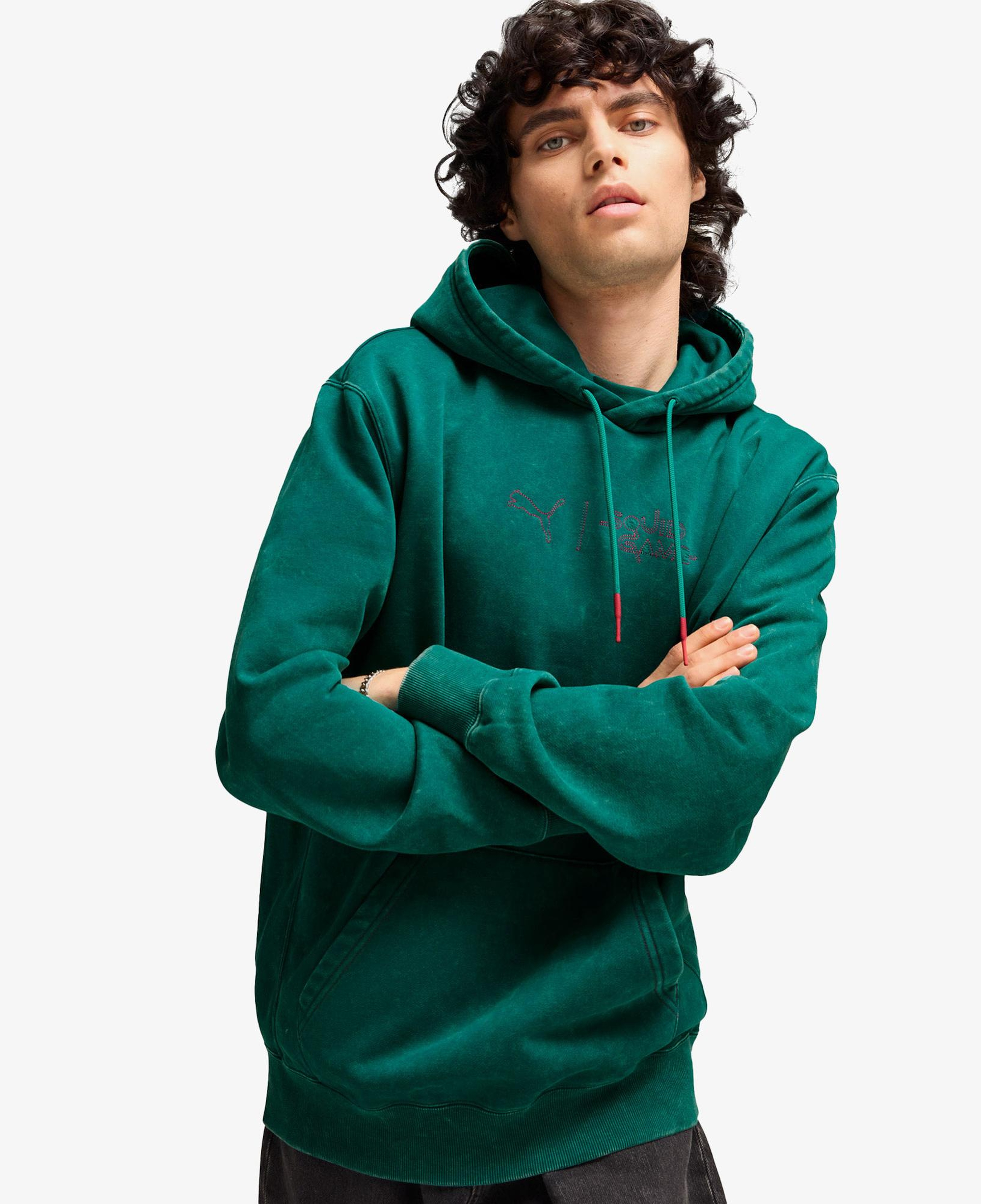 Puma X Squid Game Erkek Yeşil Sweatshirt