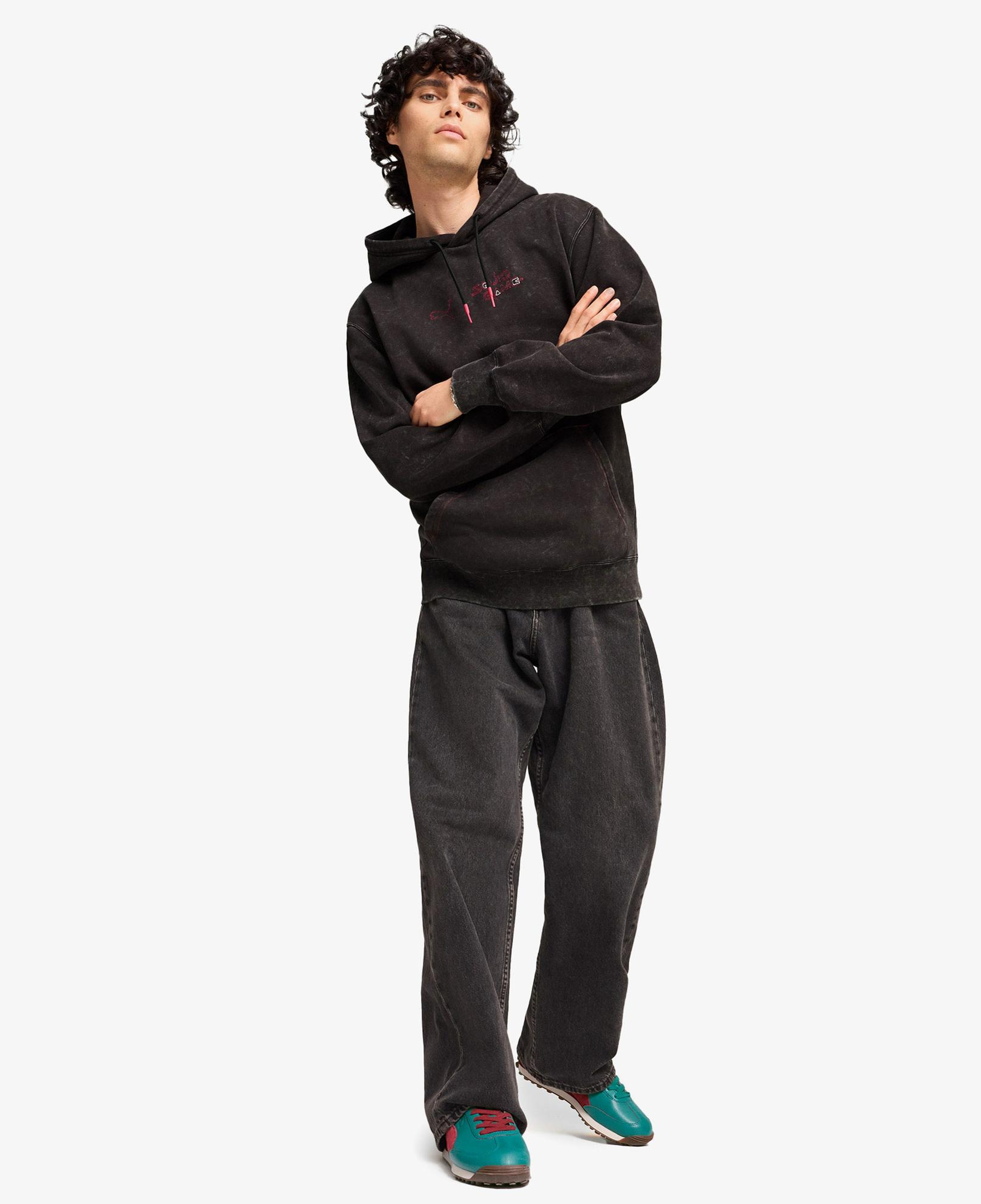 Puma X Squid Game Erkek Siyah Sweatshirt