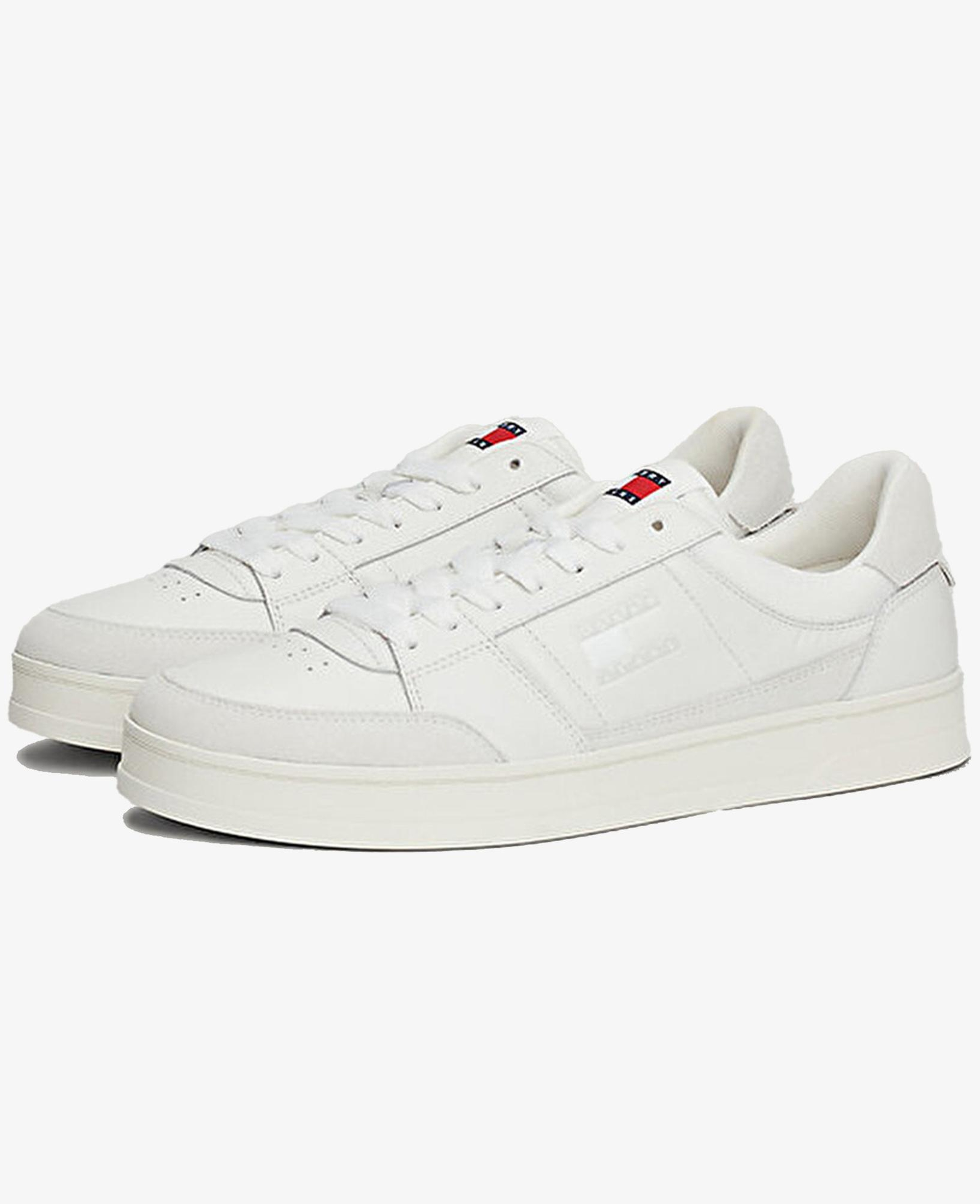 Tommy Jeans The Greenwich Mix Media Erkek Beyaz Spor Ayakkabı