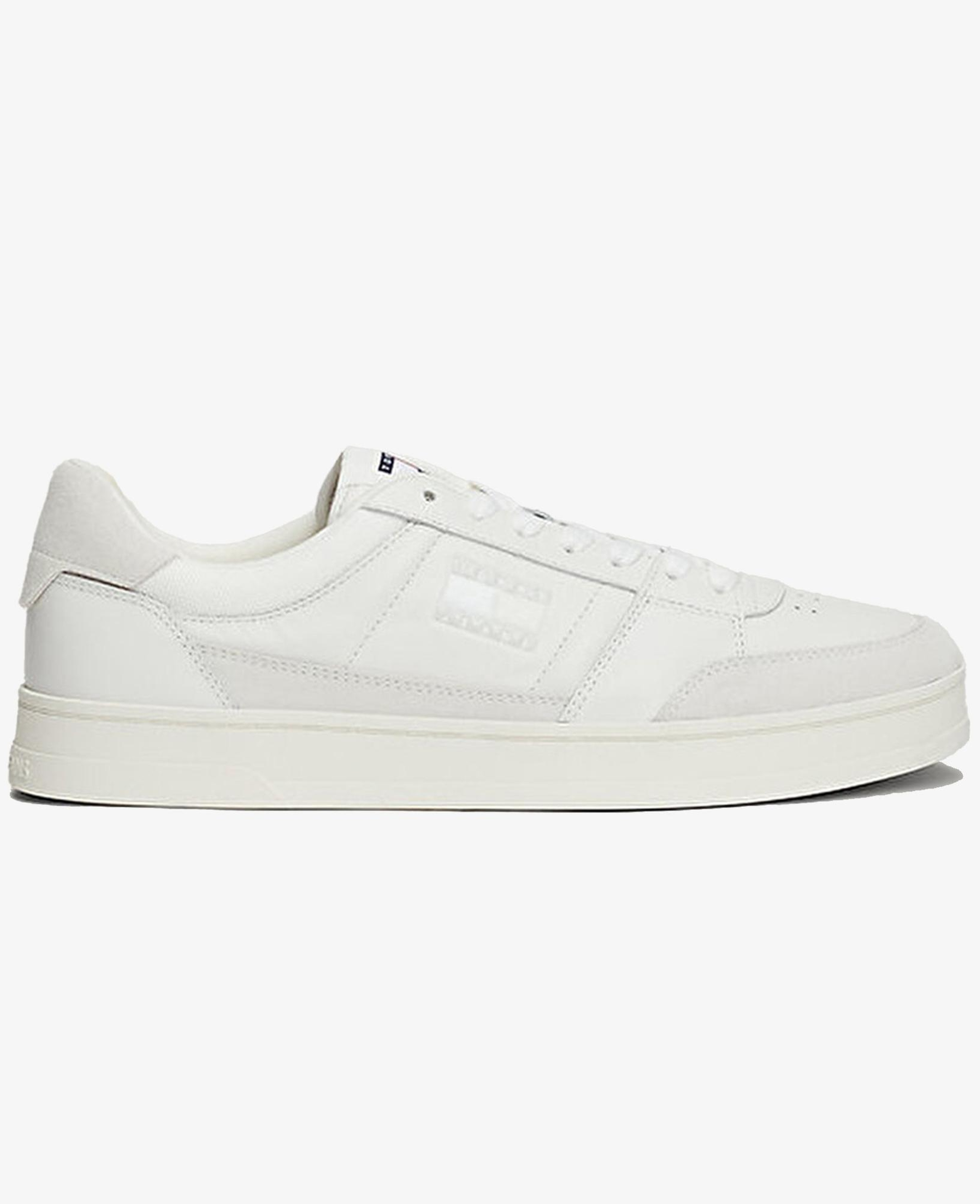 Tommy Jeans The Greenwich Mix Media Erkek Beyaz Spor Ayakkabı