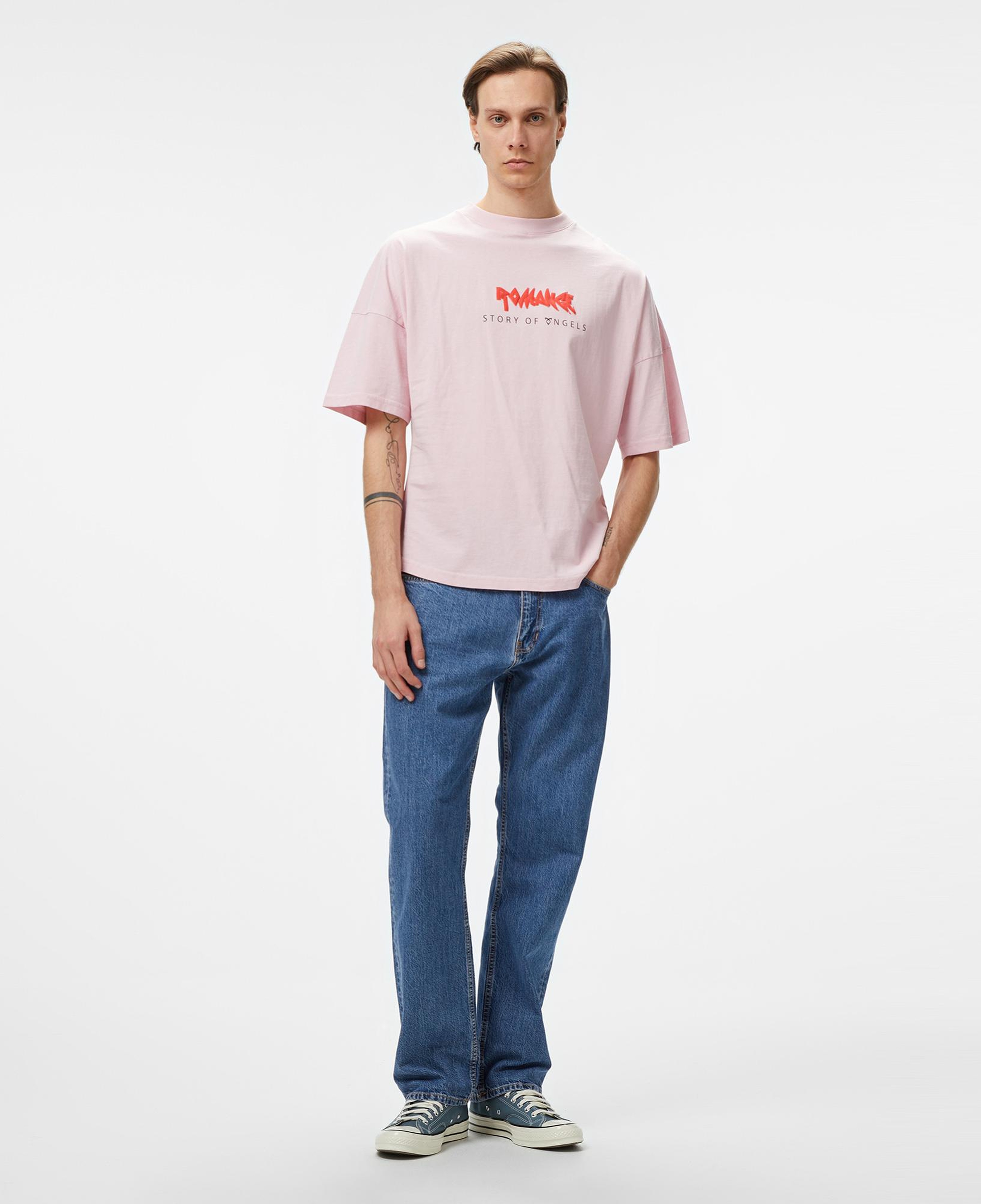 Story Of Angels Soa Budha Dream Water Colour   Erkek Pembe T-Shirt