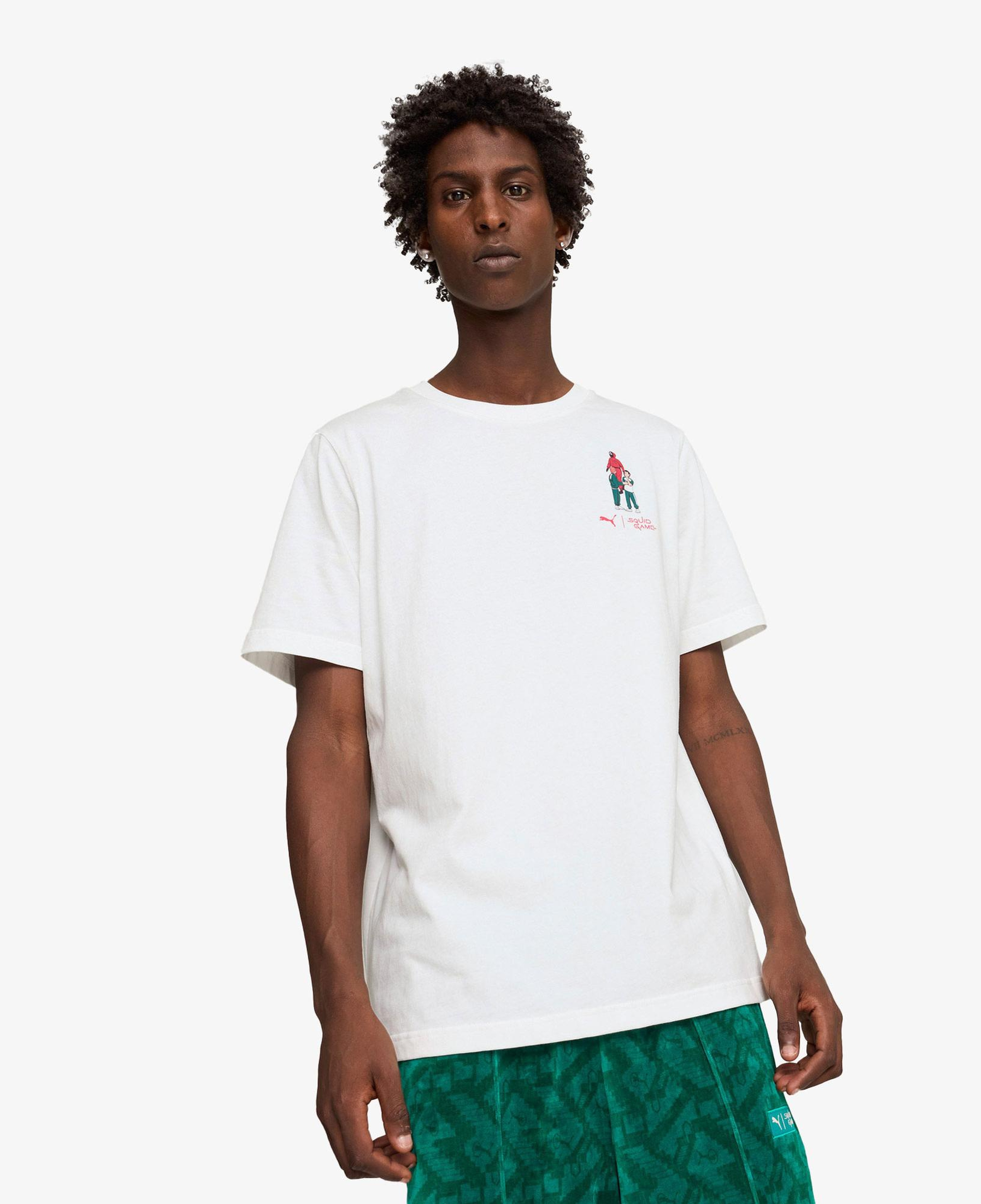 Puma X Squid Game Erkek Beyaz T-Shirt