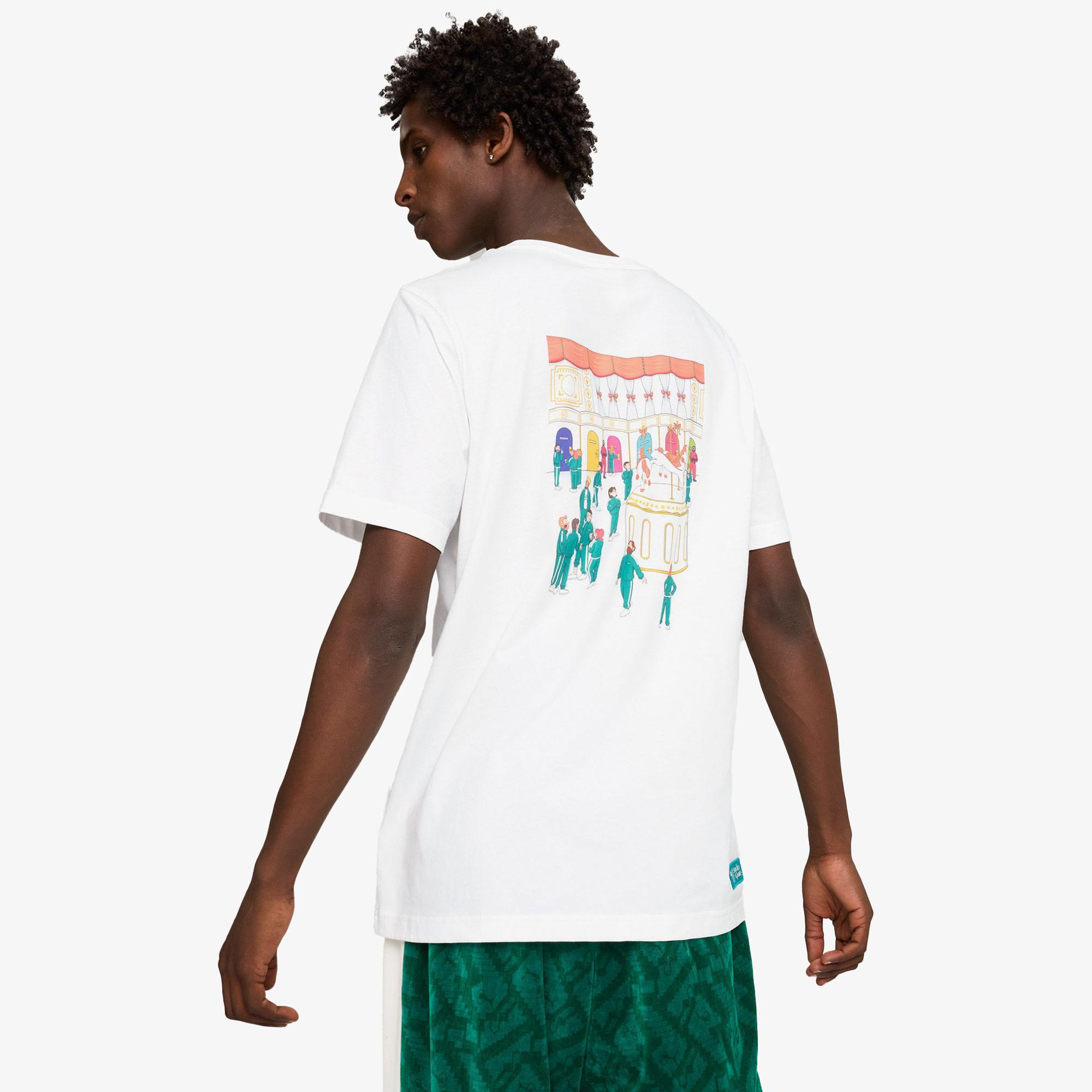 Puma X Squid Game Erkek Beyaz T-Shirt