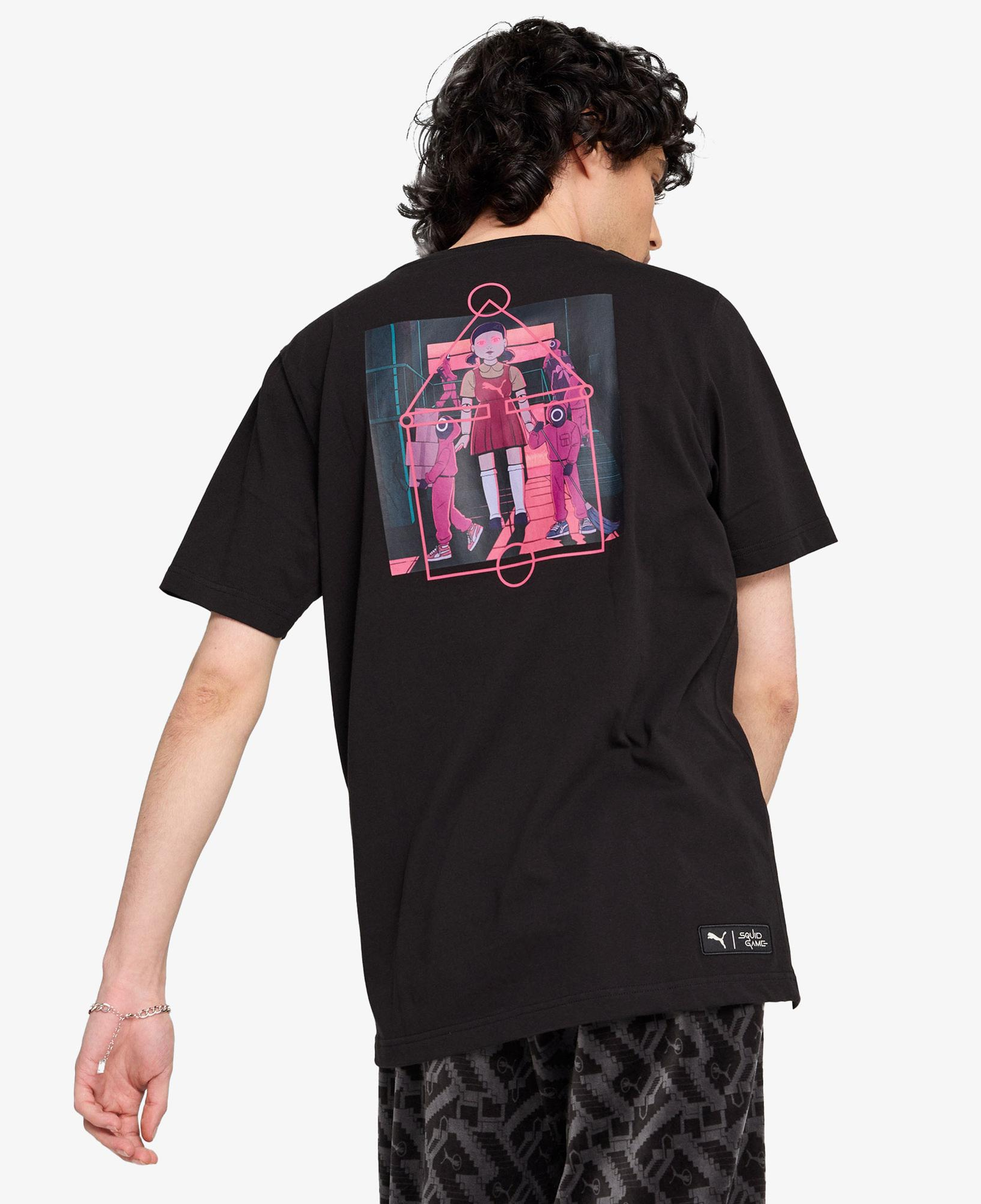 Puma X Squid Game Erkek Siyah T-Shirt