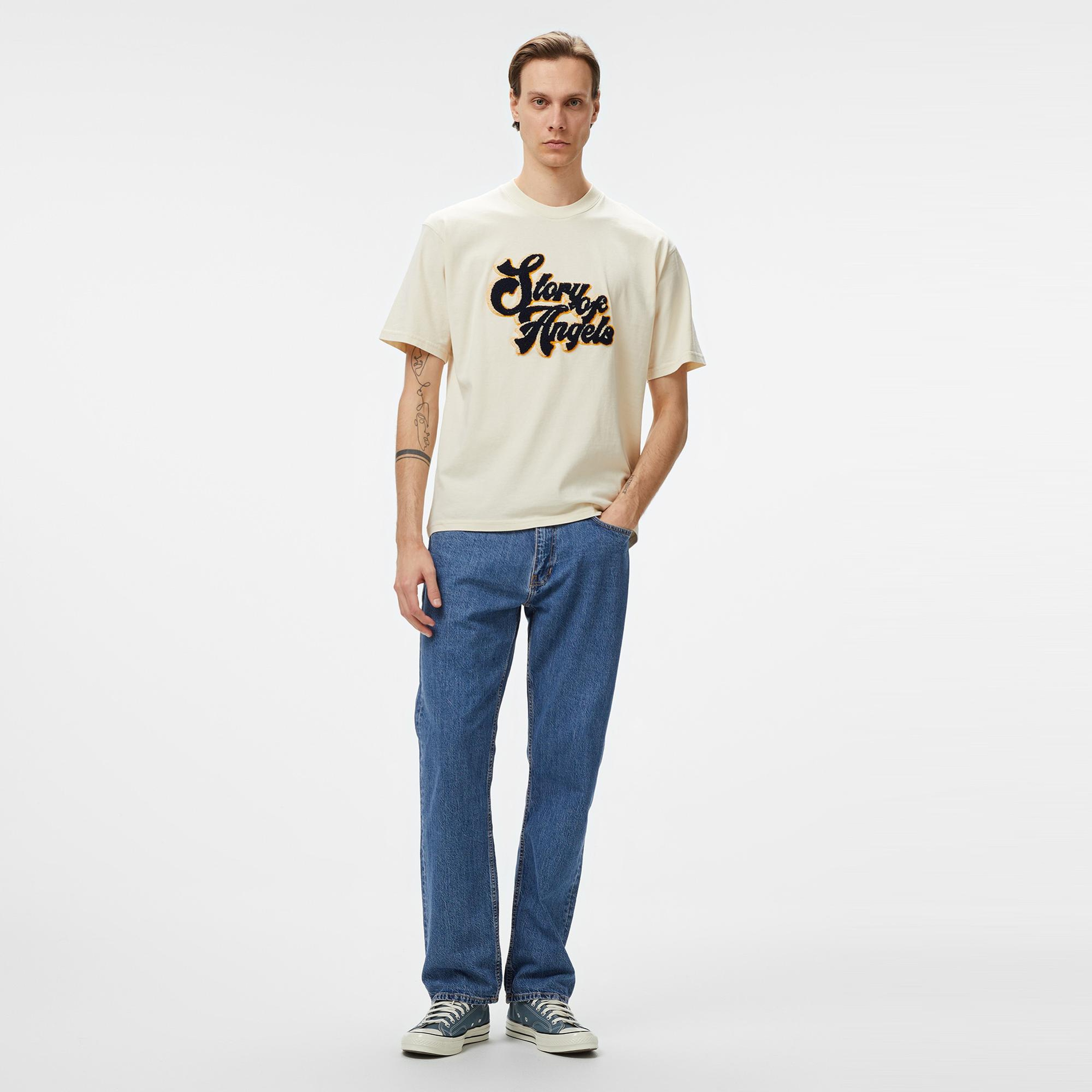 Story Of Angels Soa Graffiti Emb. Erkek Krem T-Shirt