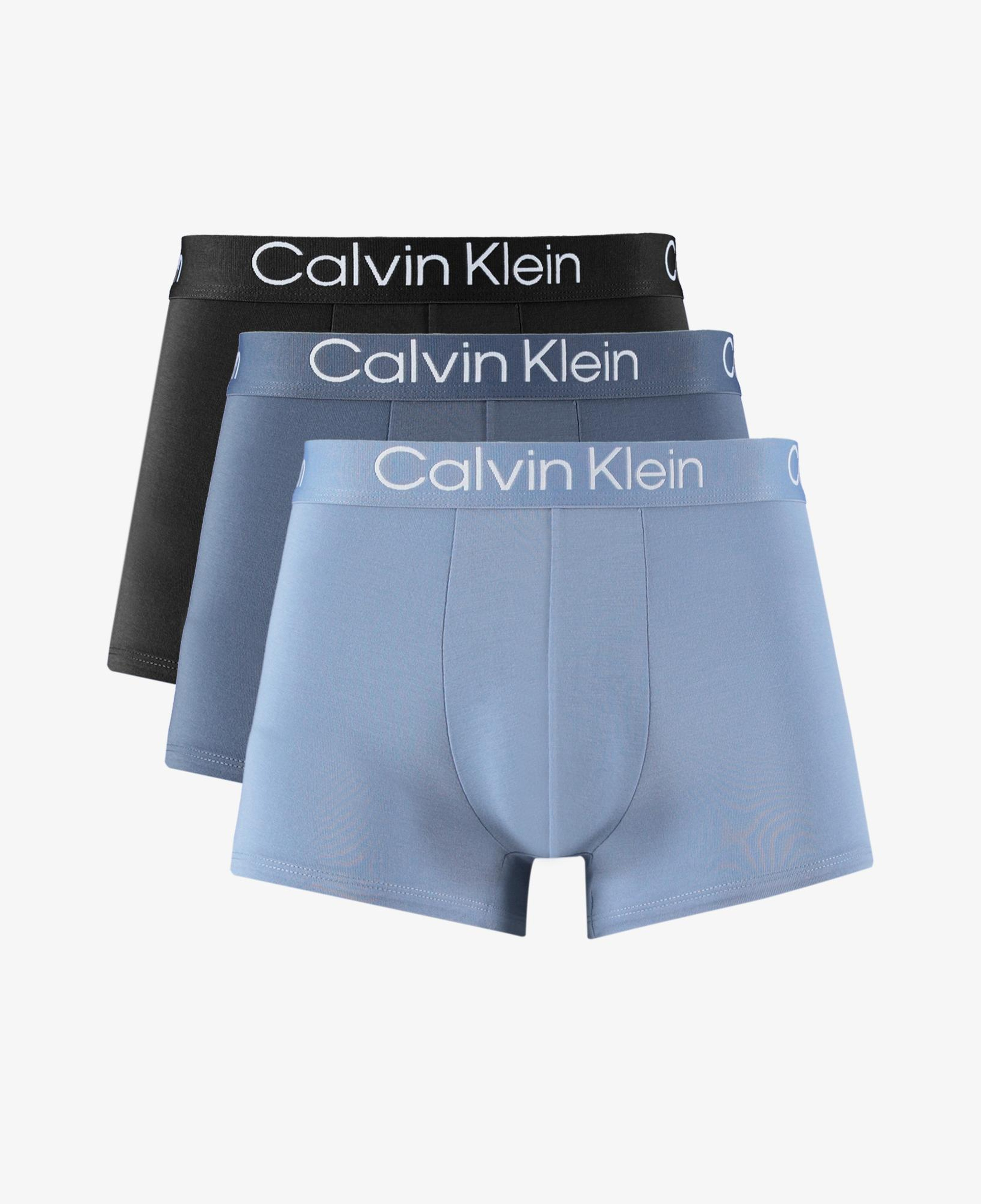 Calvin Klein Trunk 3'lü Erkek Mavi Boxer