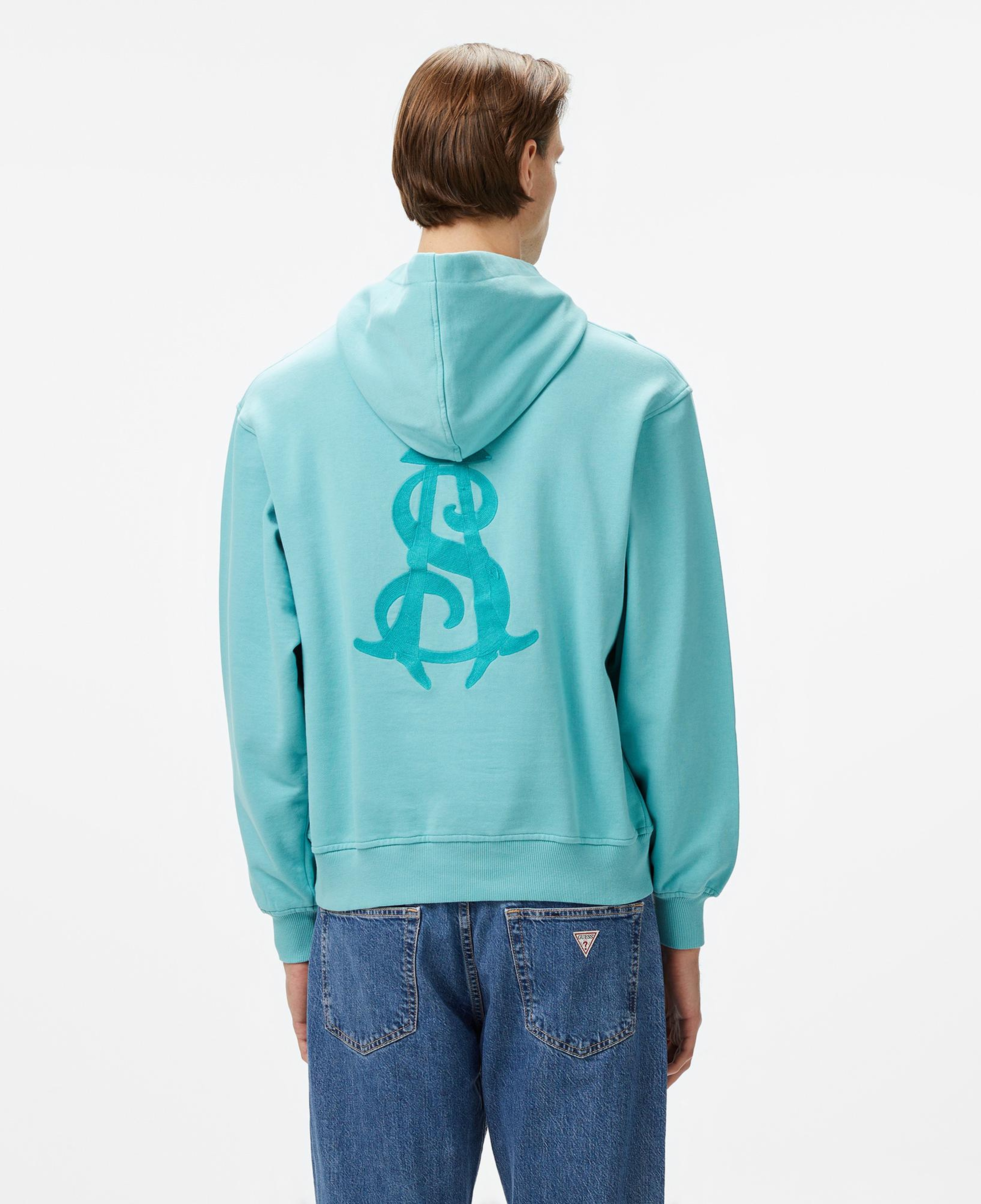 Story Of Angels Gold Angel Hand-Dye Erkek Mavi Sweatshirt